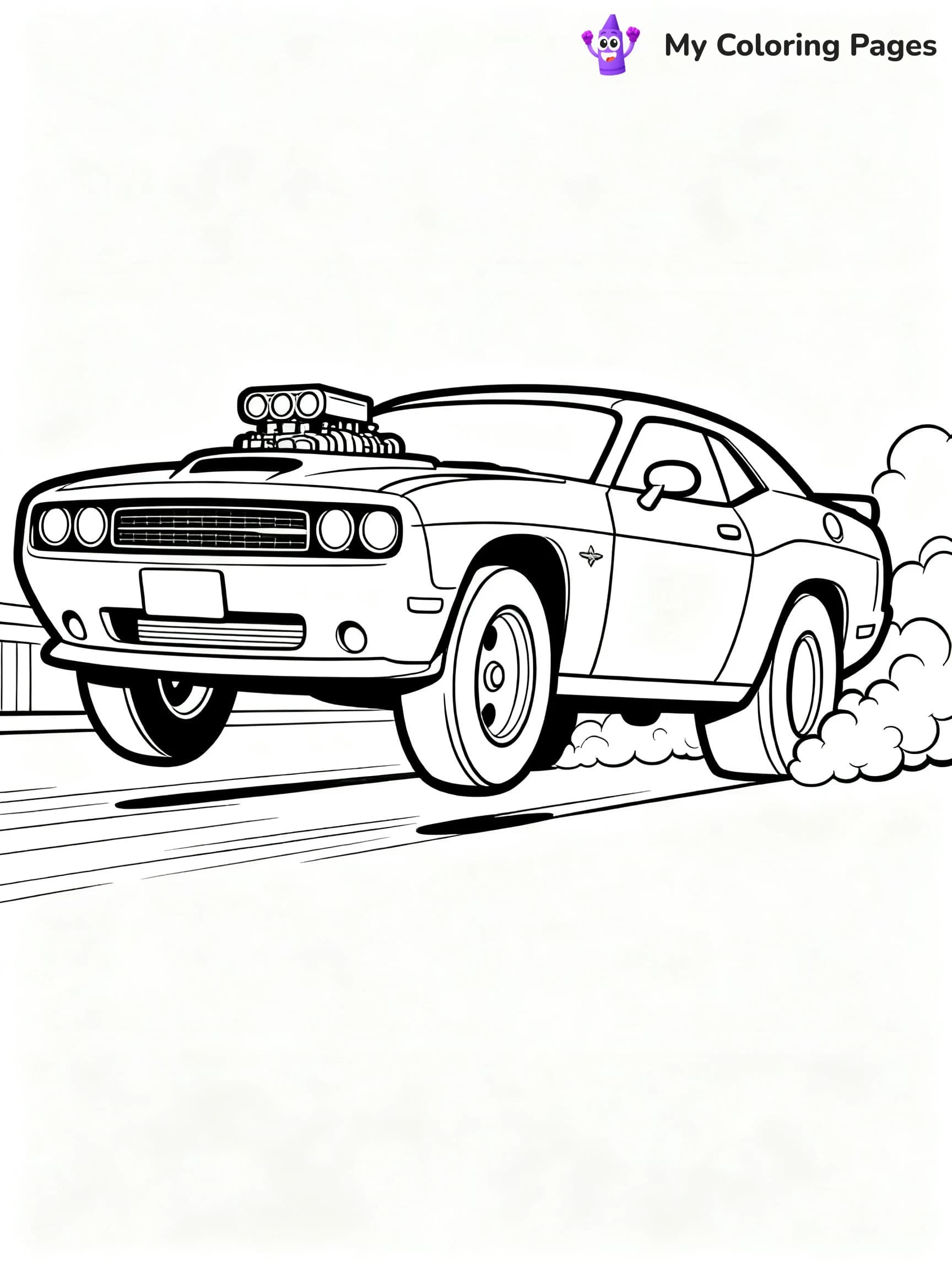 Dodge Car Coloring Pages - 10