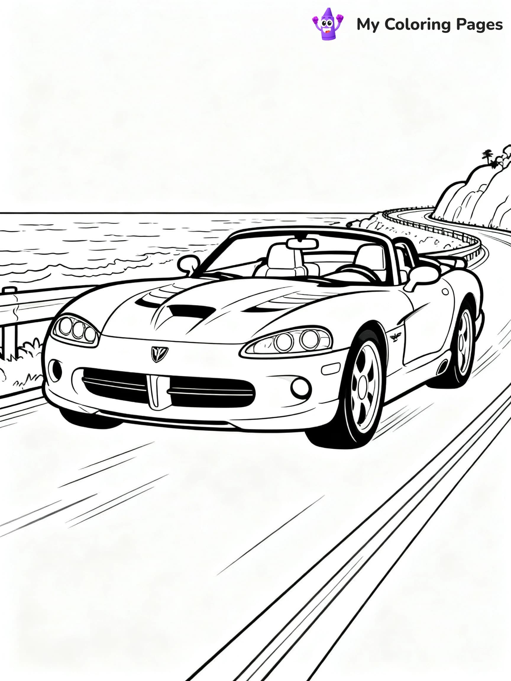 Dodge Car Coloring Pages - 7