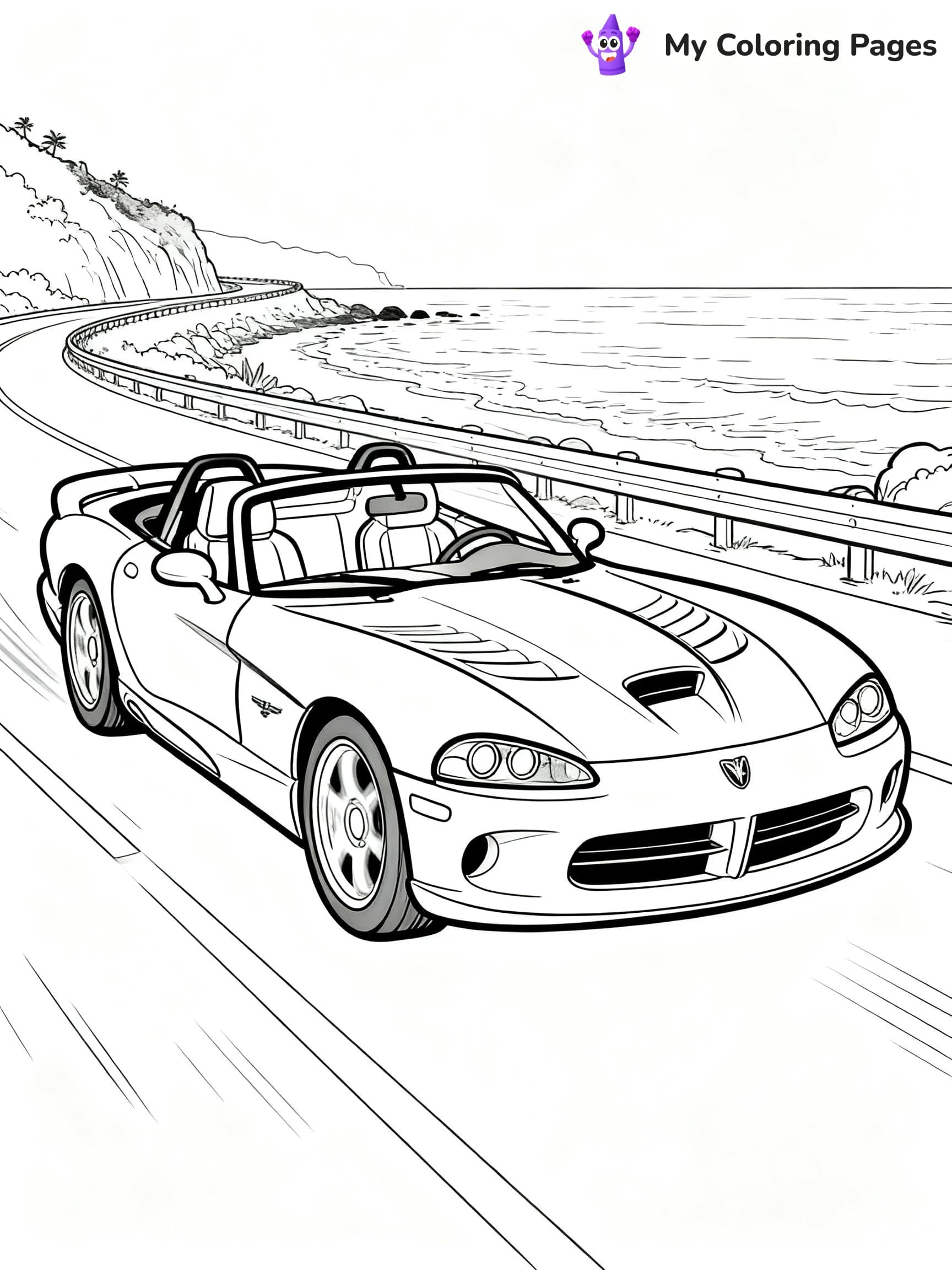 Dodge Car Coloring Pages - 5