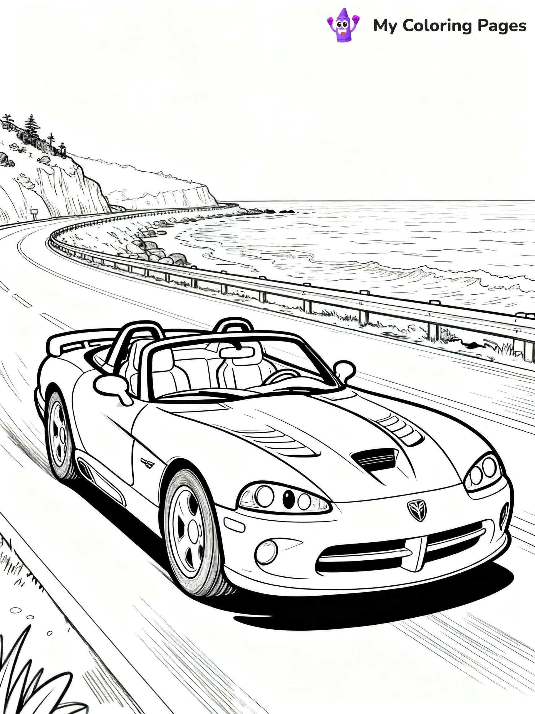 Dodge Car Coloring Pages - 3