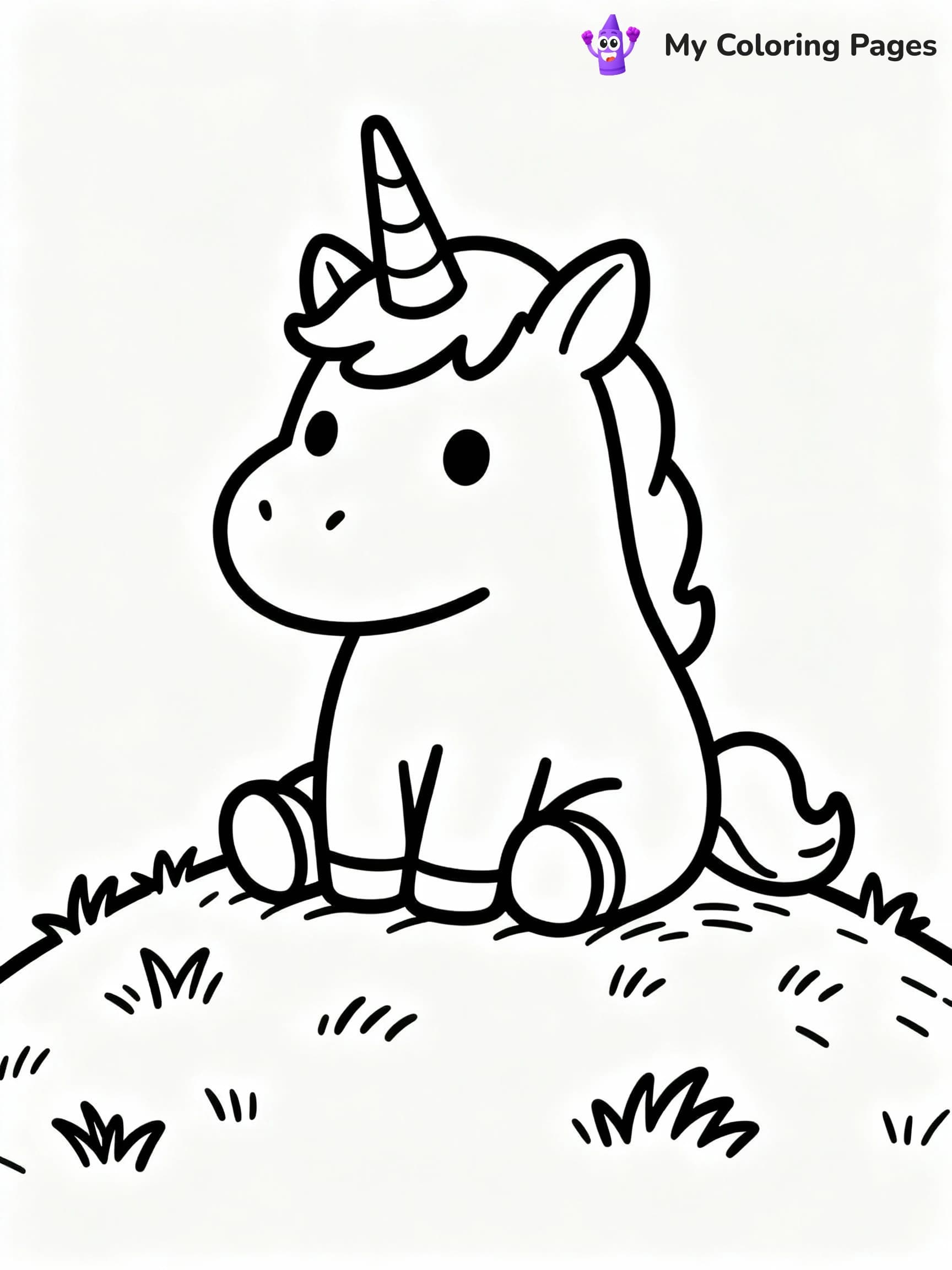 Unicorn Coloring Pages - 10