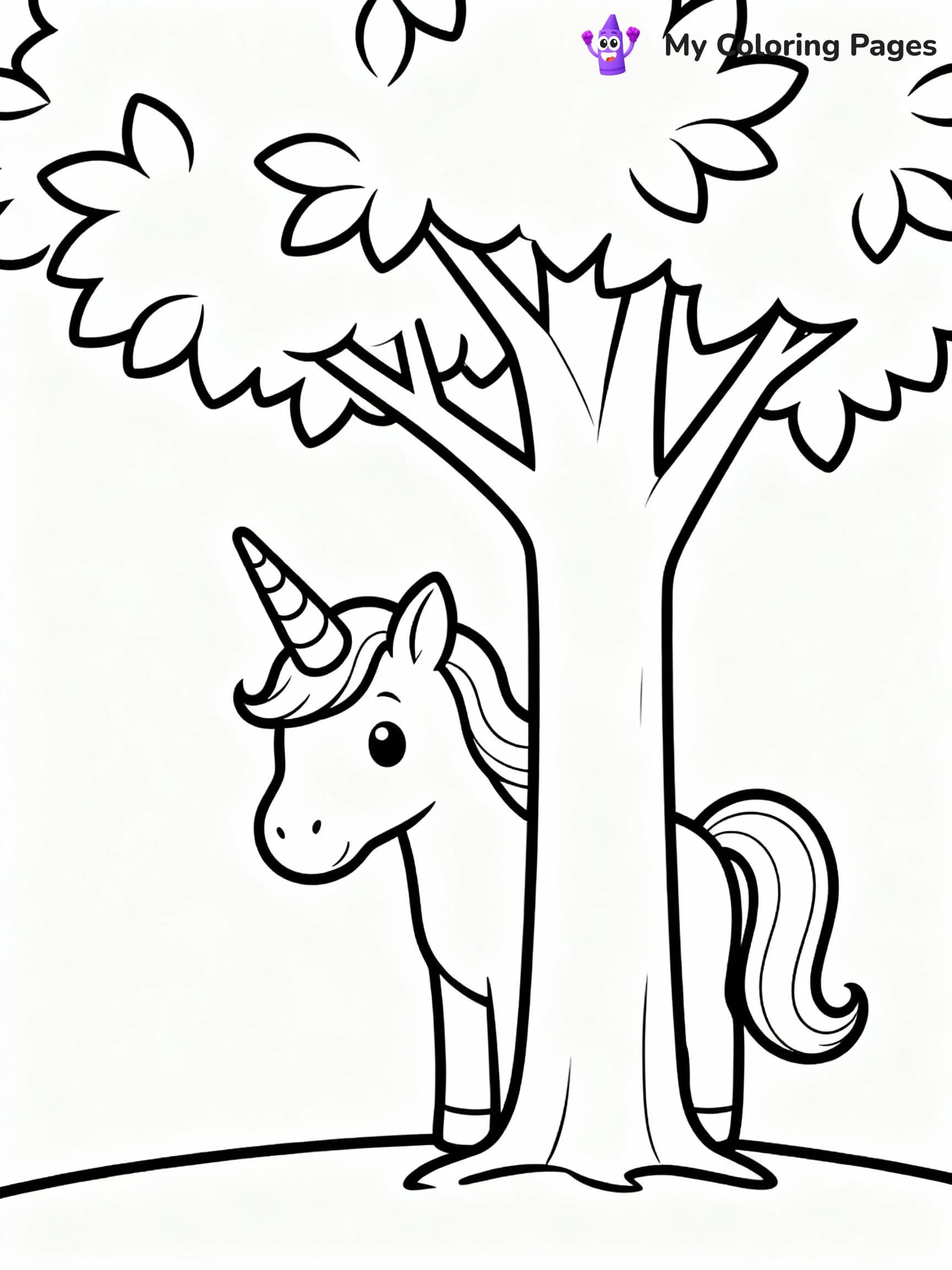 Unicorn Coloring Pages - 5