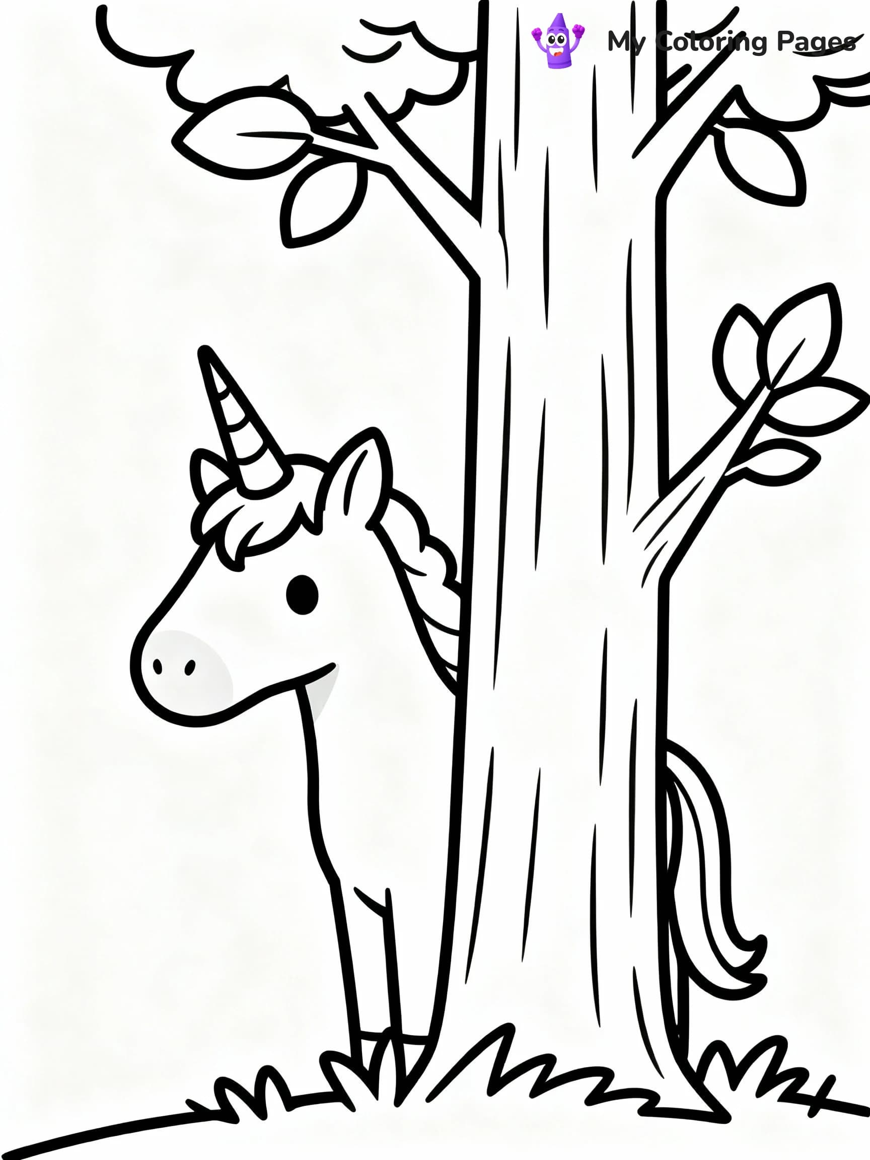Unicorn Coloring Pages - 3