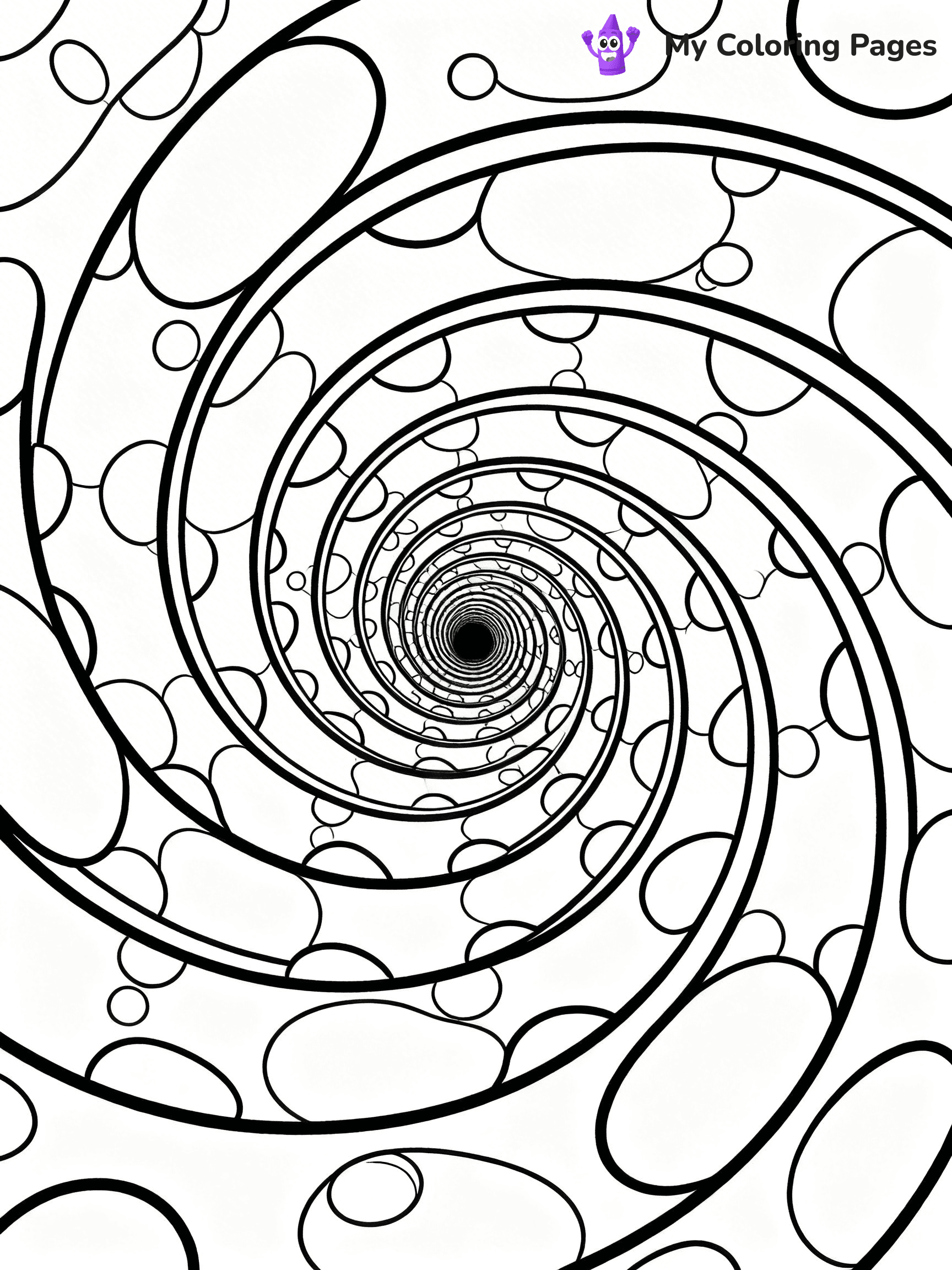Optical Illusion Coloring Pages - 150
