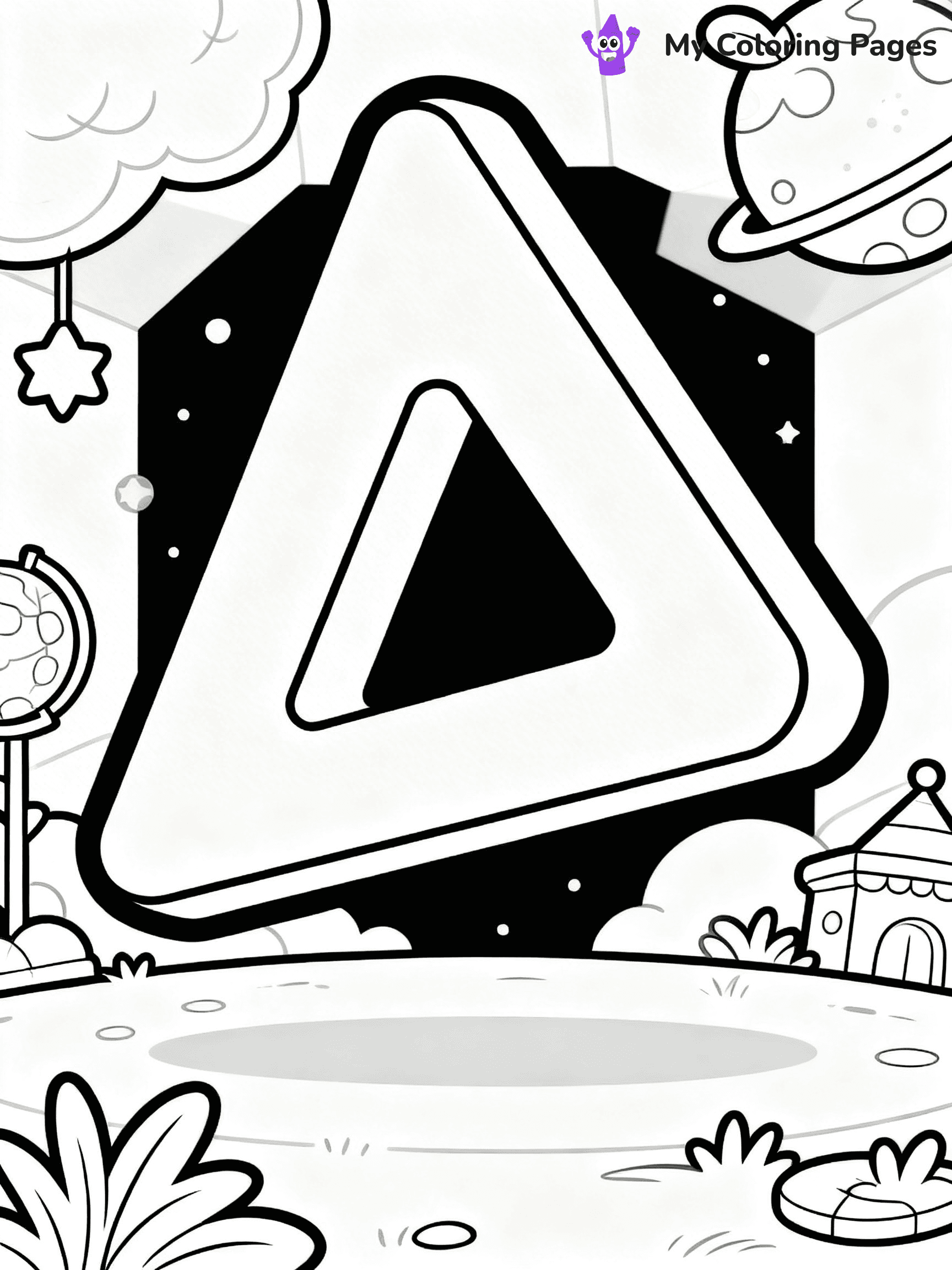 Optical Illusion Coloring Pages - 147