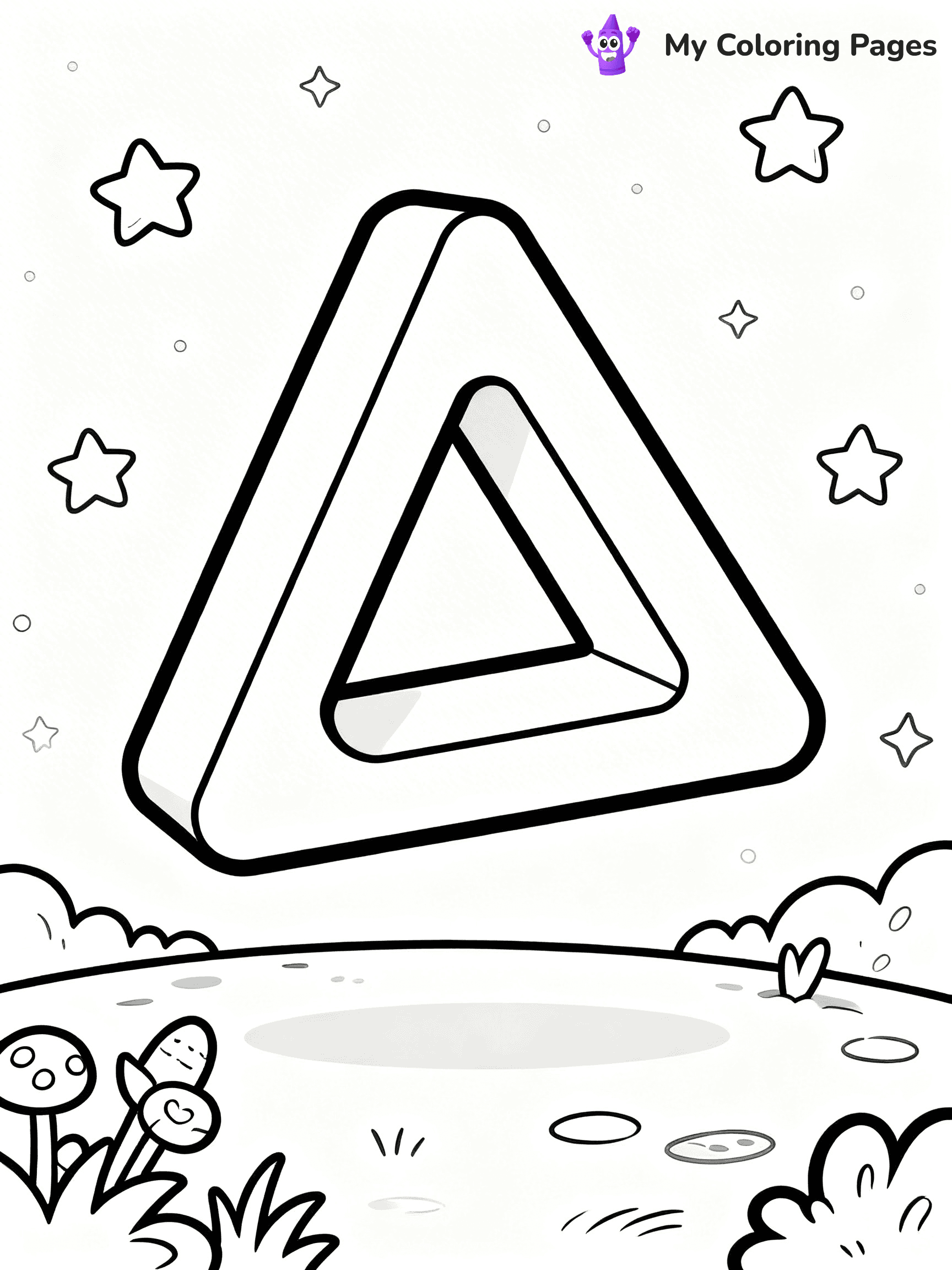 Optical Illusion Coloring Pages - 142