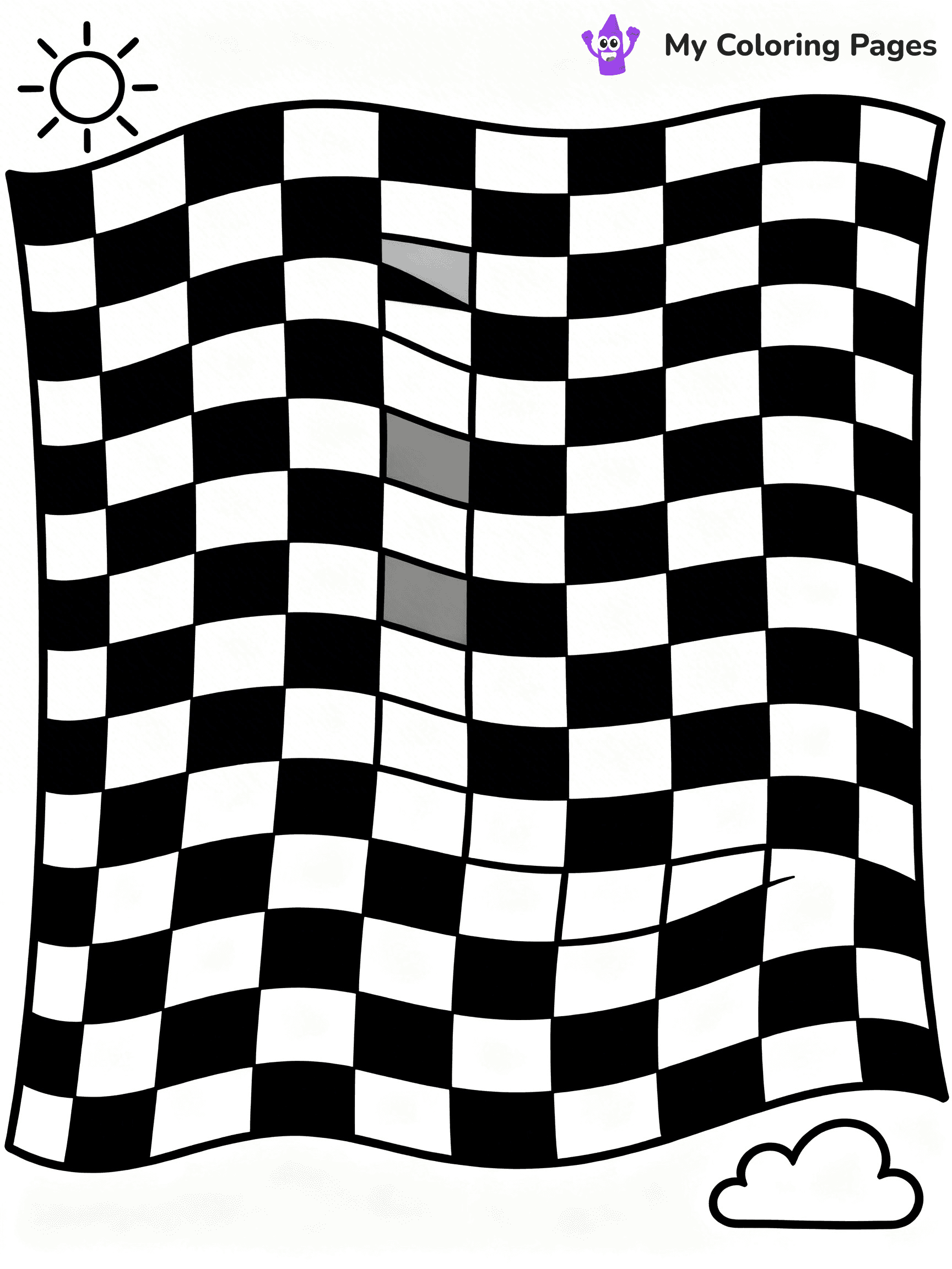 Optical Illusion Coloring Pages - 127