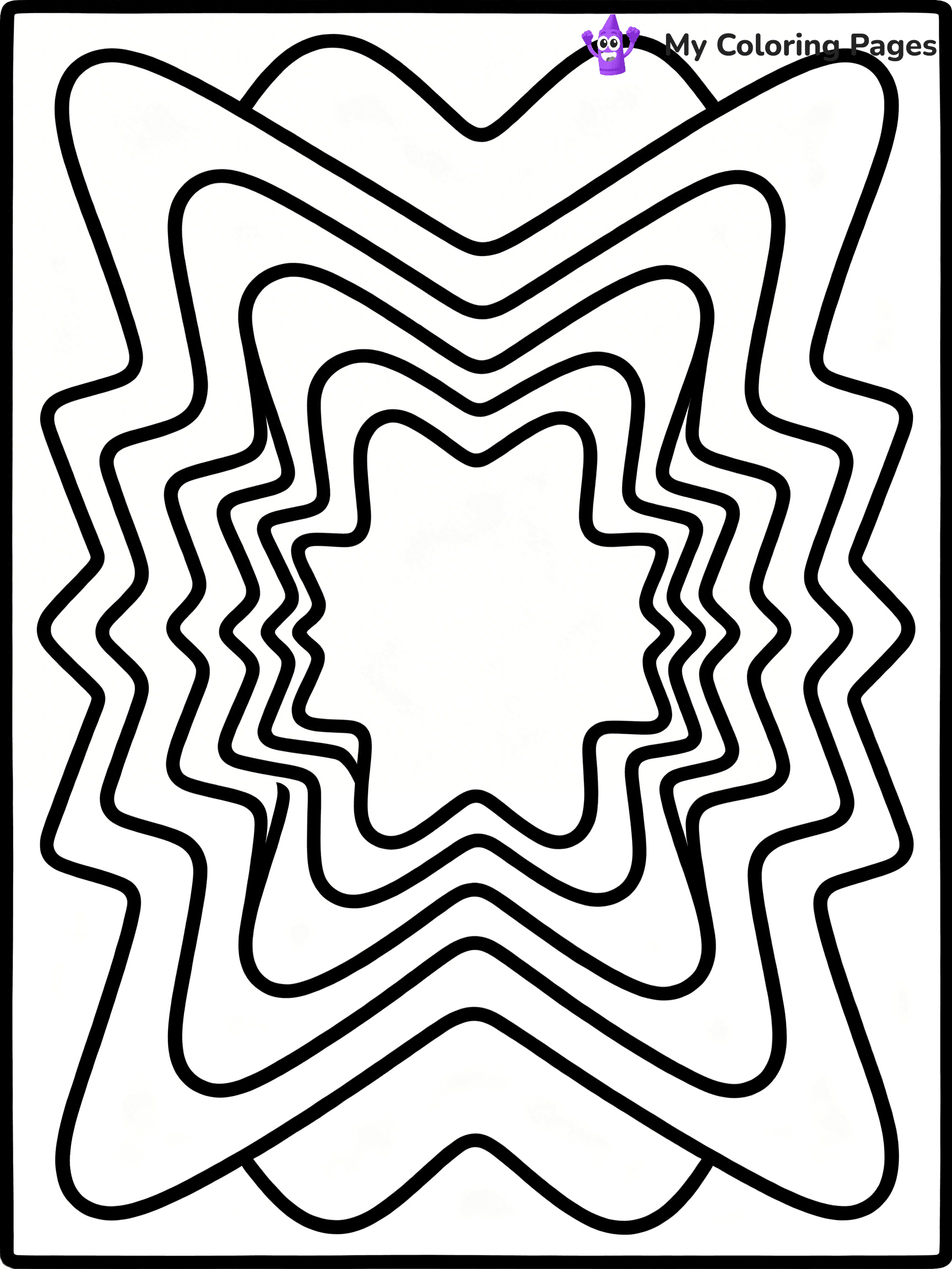 Optical Illusion Coloring Pages - 111