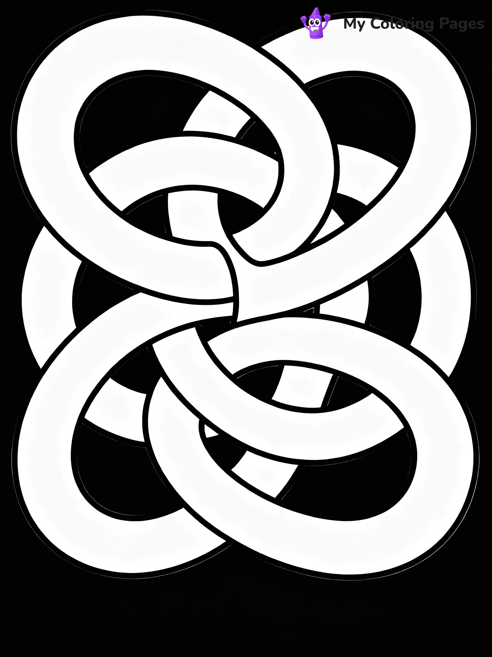 Optical Illusion Coloring Pages - 97