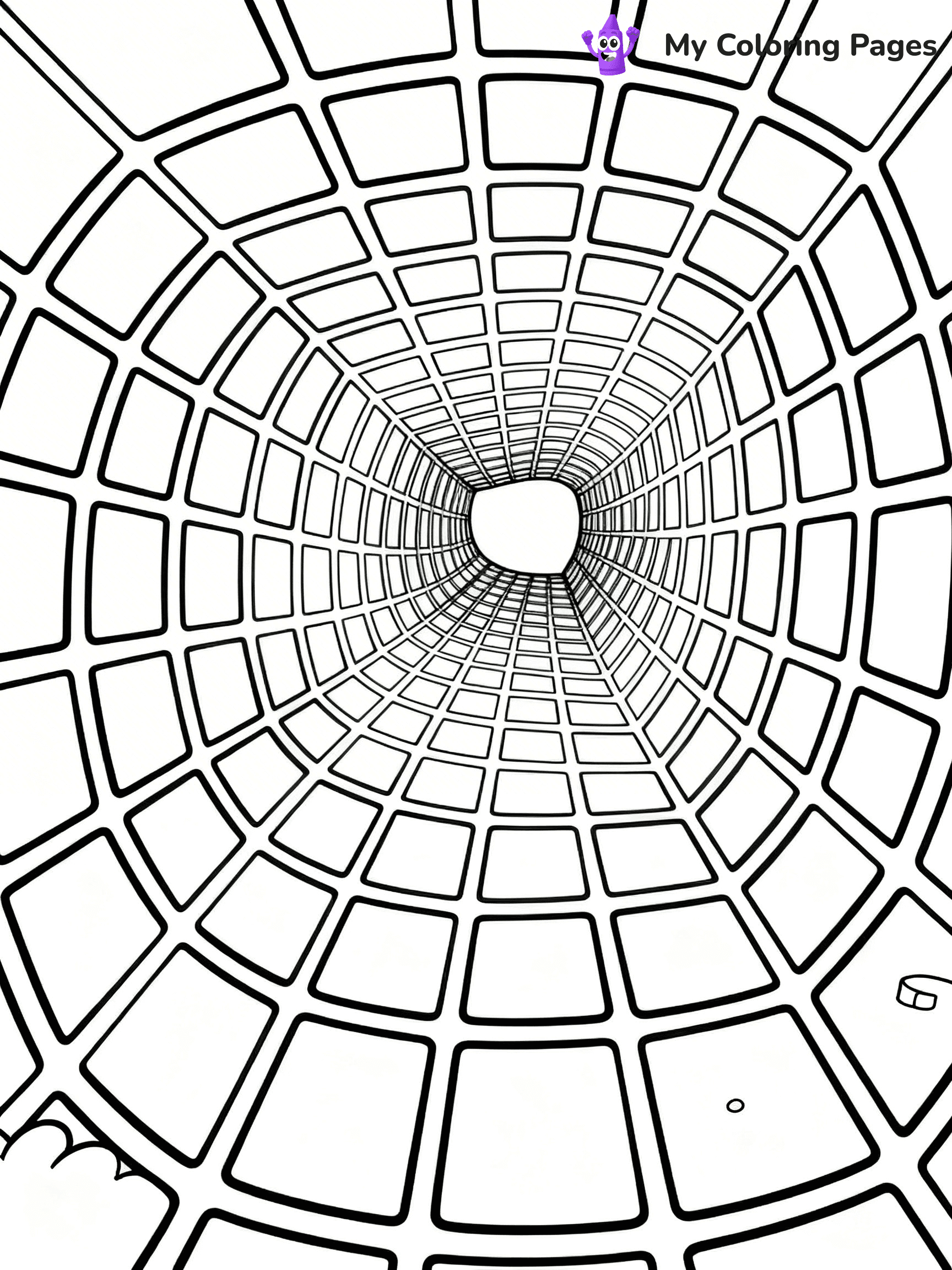 Optical Illusion Coloring Pages - 90