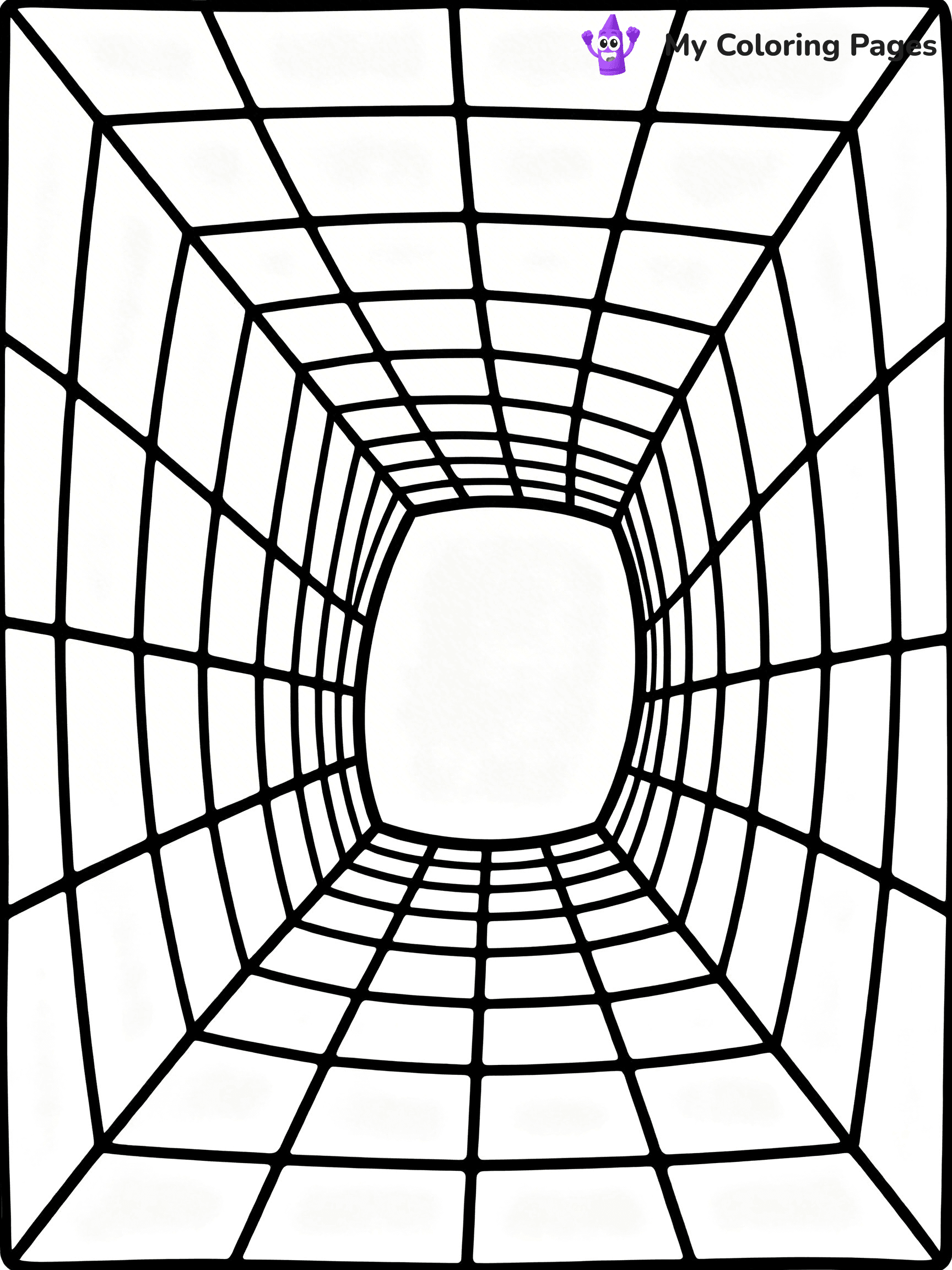Optical Illusion Coloring Pages - 86