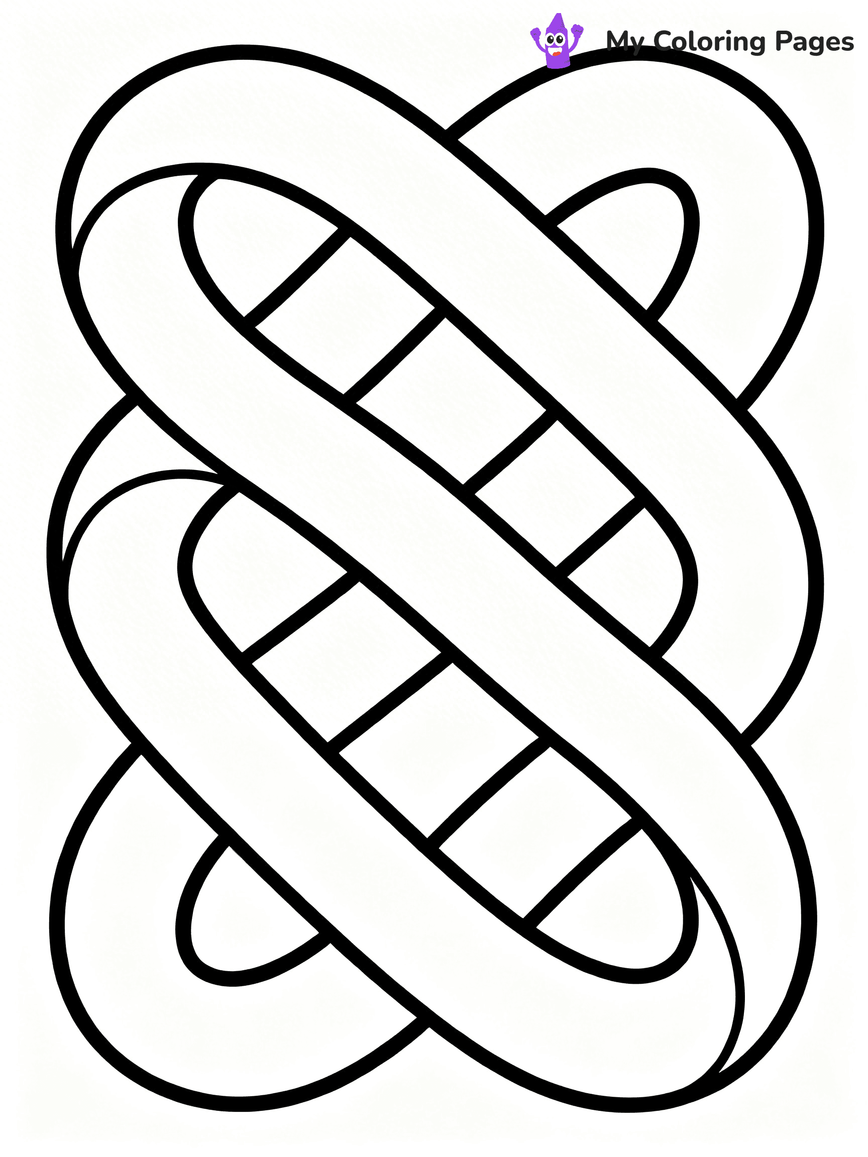 Optical Illusion Coloring Pages - 73