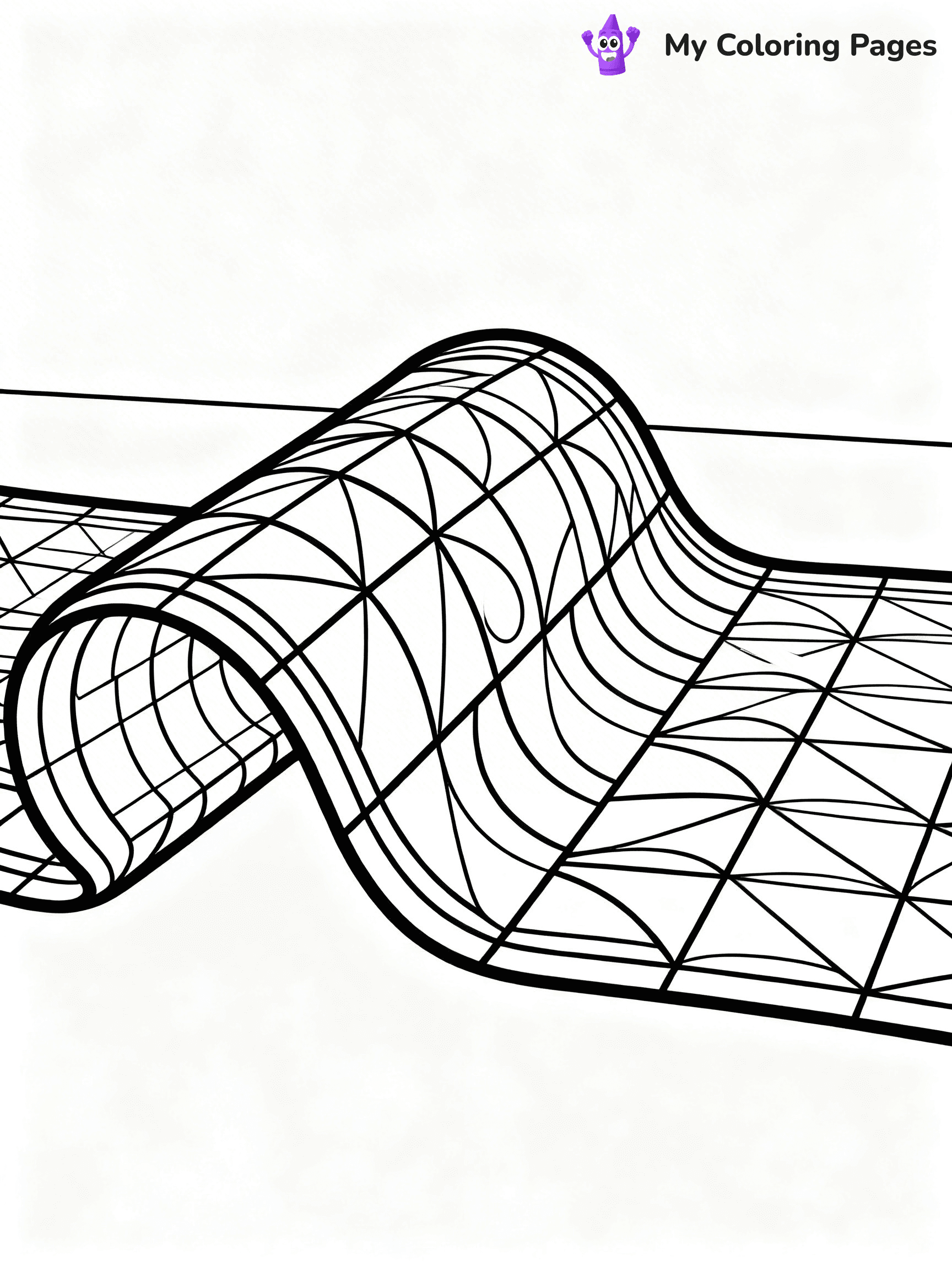 Optical Illusion Coloring Pages - 59