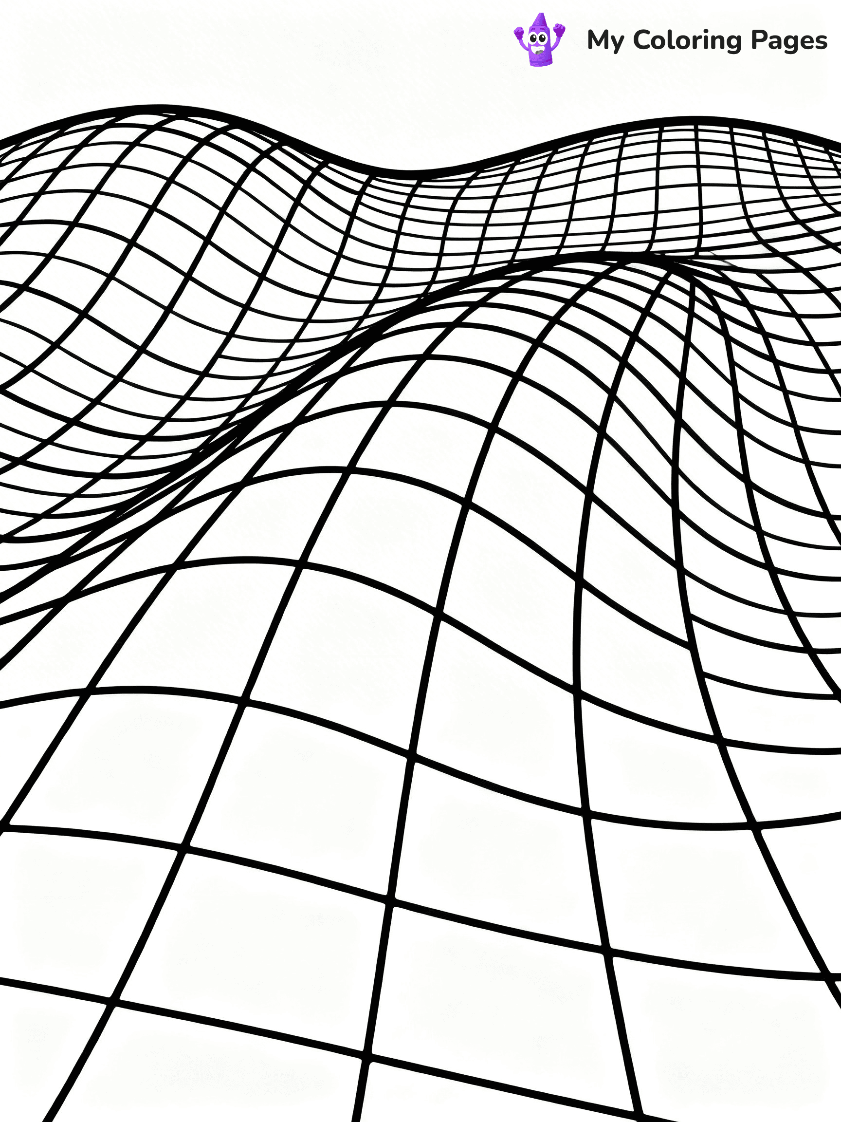 Optical Illusion Coloring Pages - 51