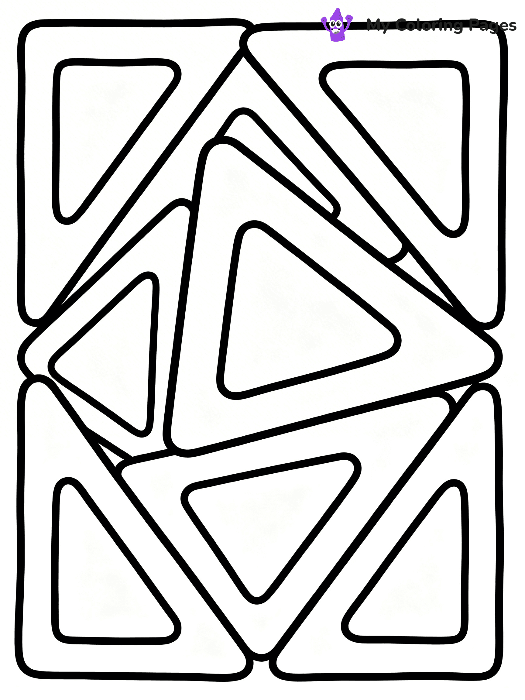 Optical Illusion Coloring Pages - 49