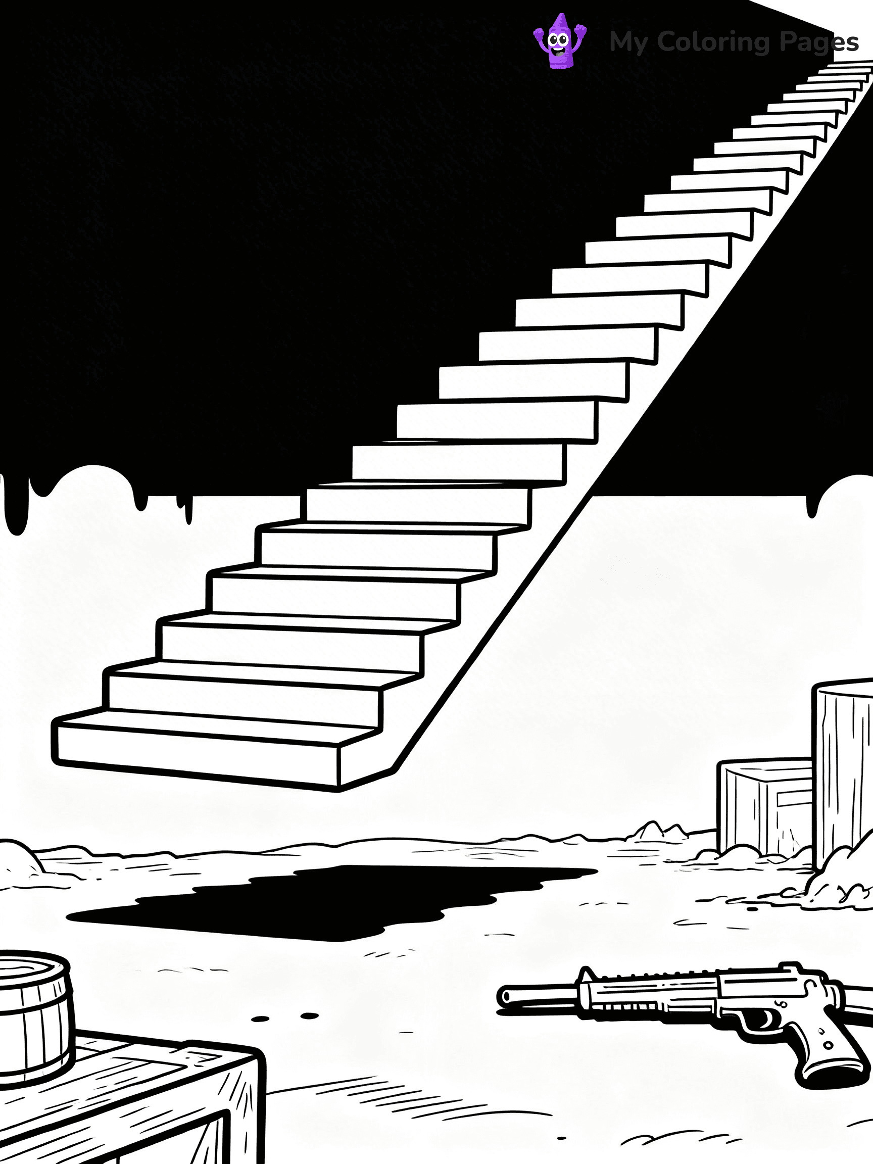 Optical Illusion Coloring Pages - 33