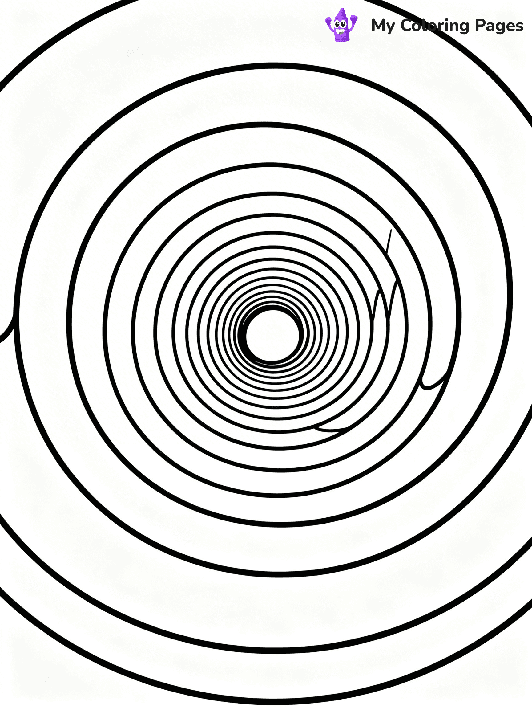 Optical Illusion Coloring Pages - 12
