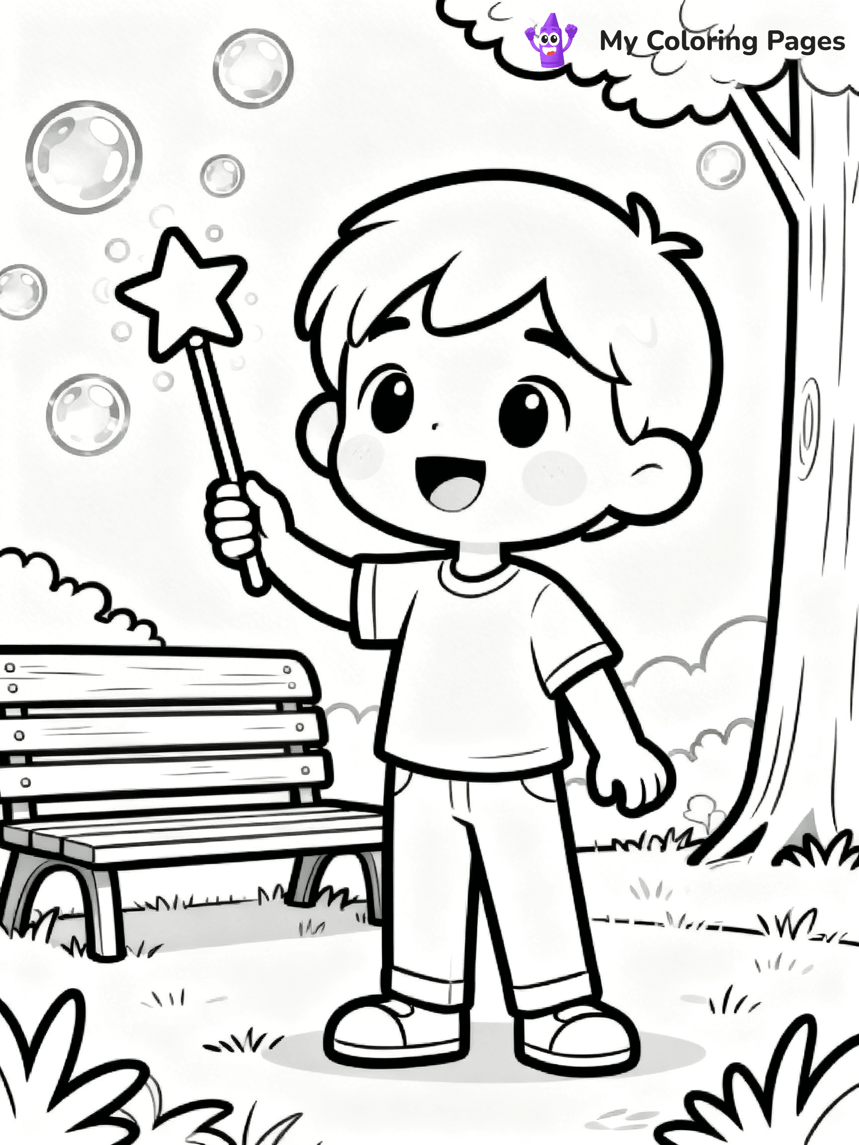 Bubble Coloring Pages - 21