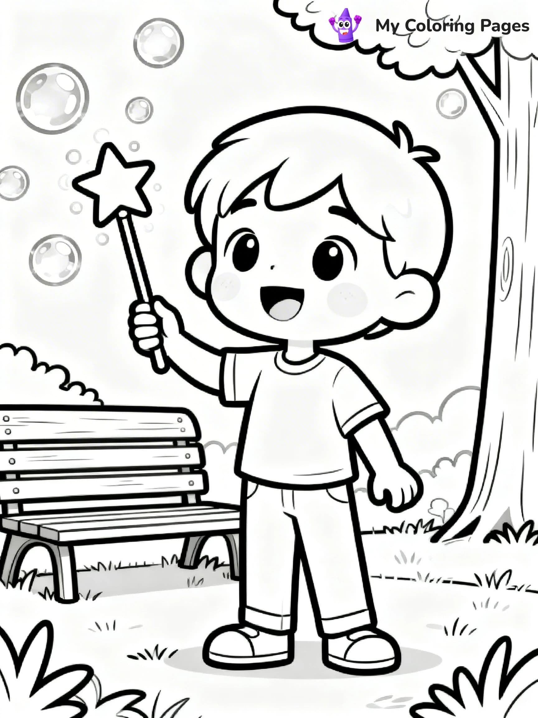 Bubble Coloring Pages - 21