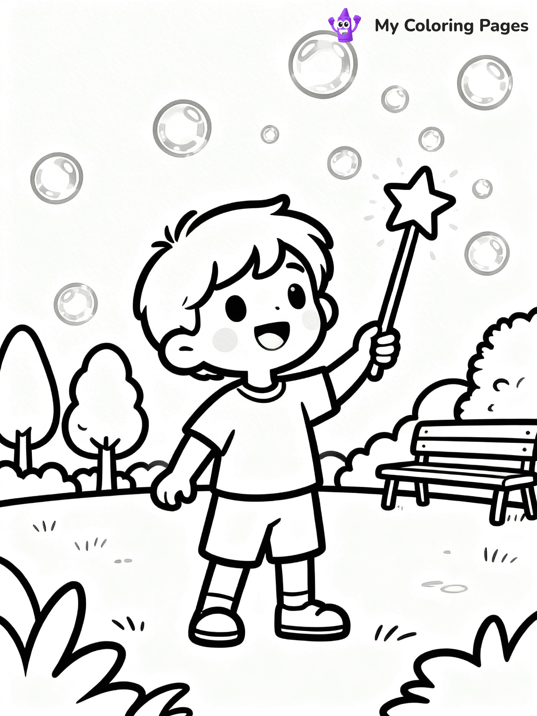 Bubble Coloring Pages - 20
