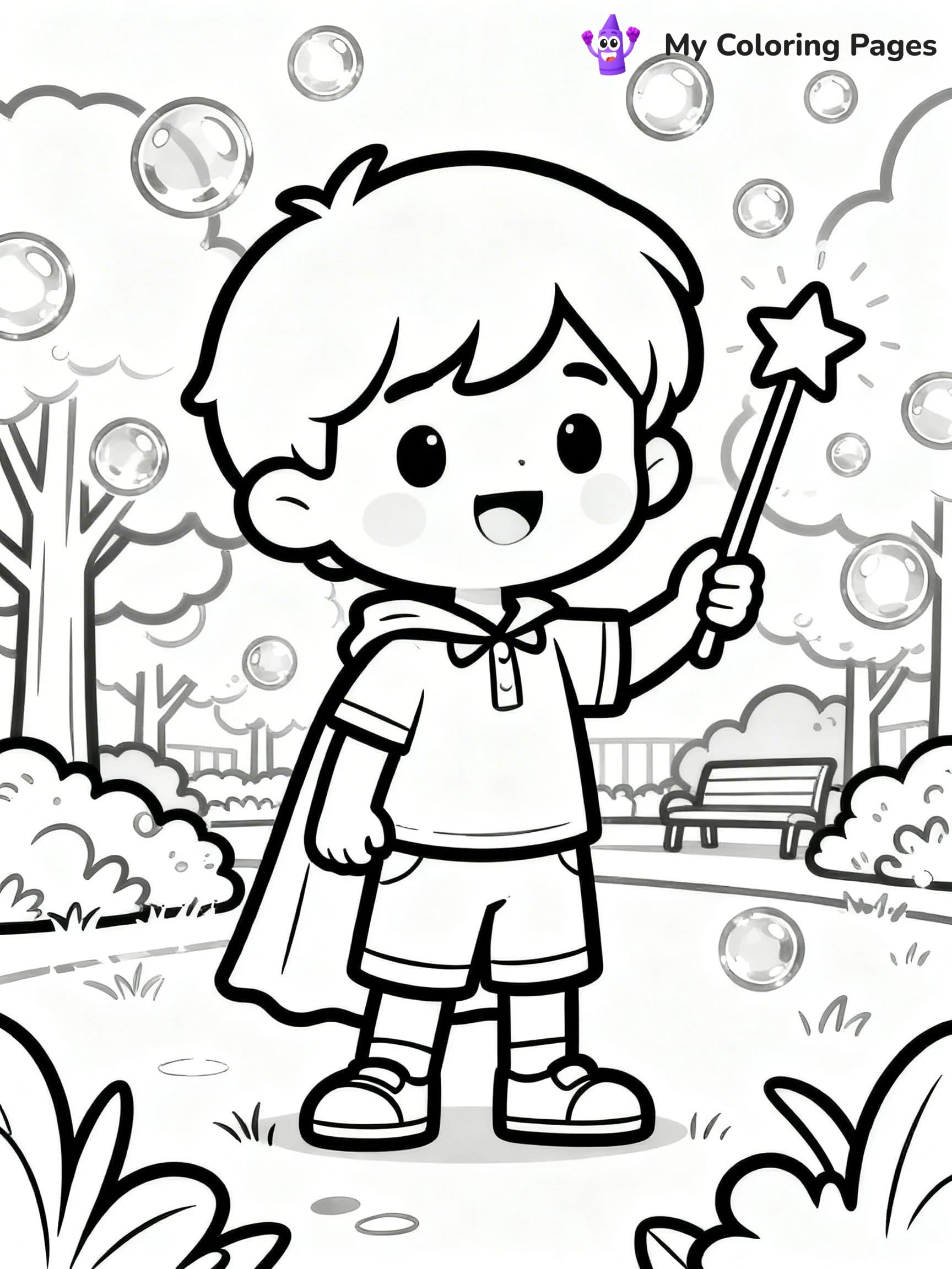 Bubble Coloring Pages - 18