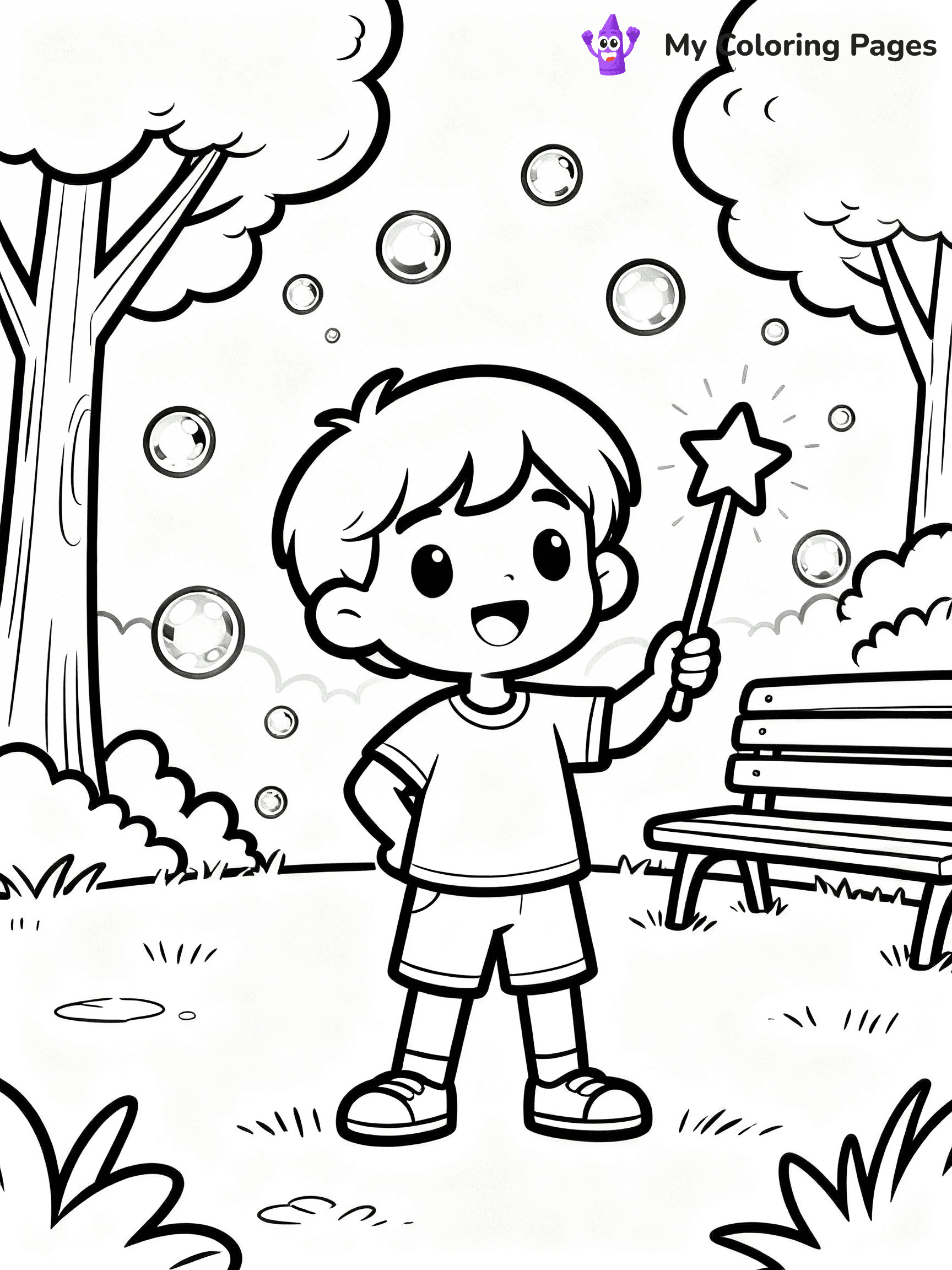 Bubble Coloring Pages - 15