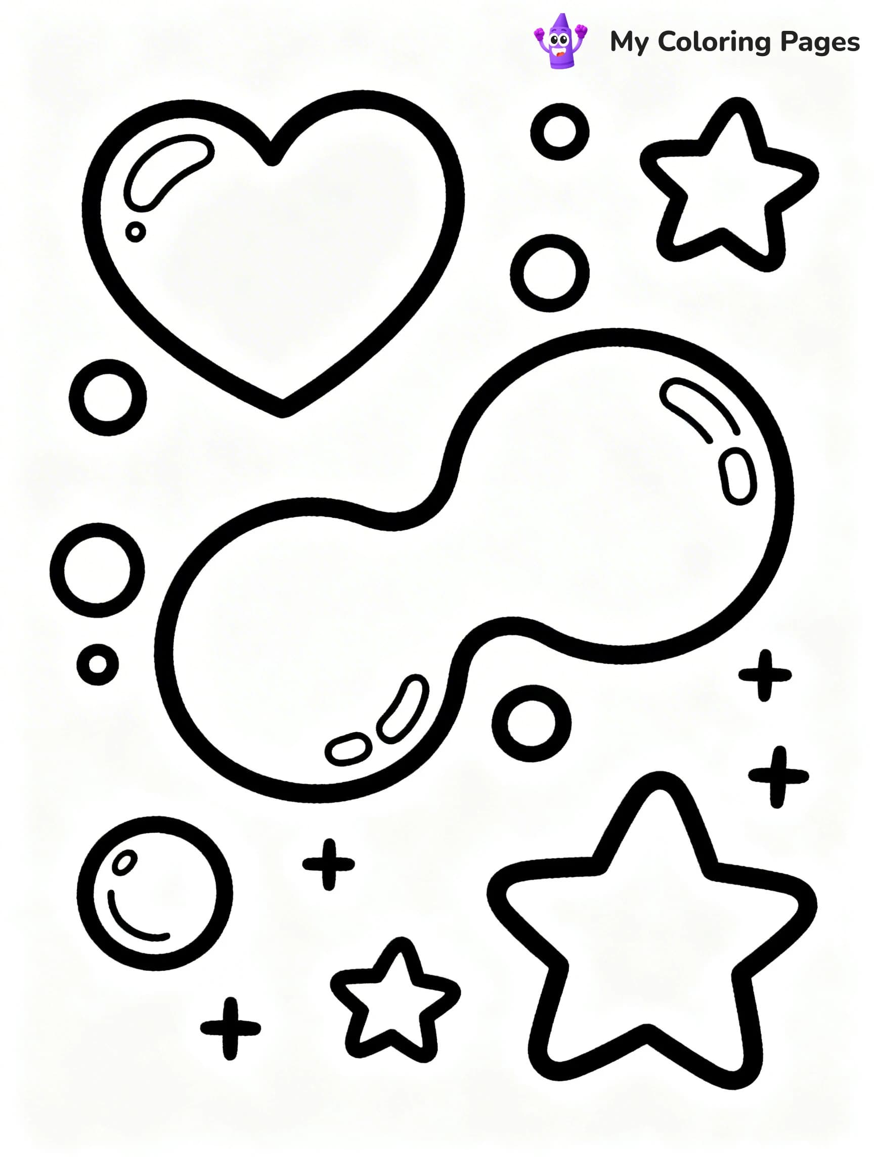 Bubble Coloring Pages - 14