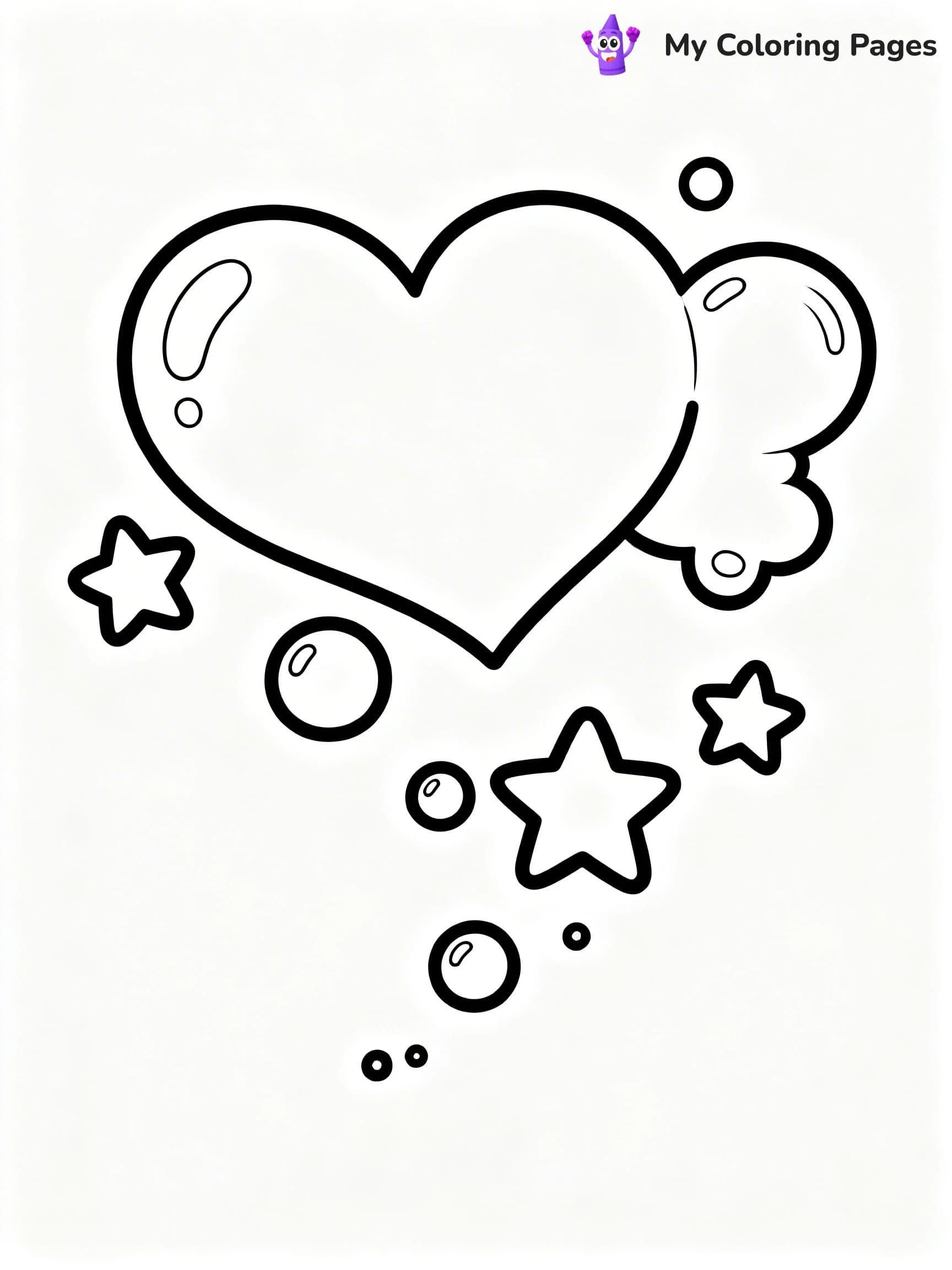 Bubble Coloring Pages - 12