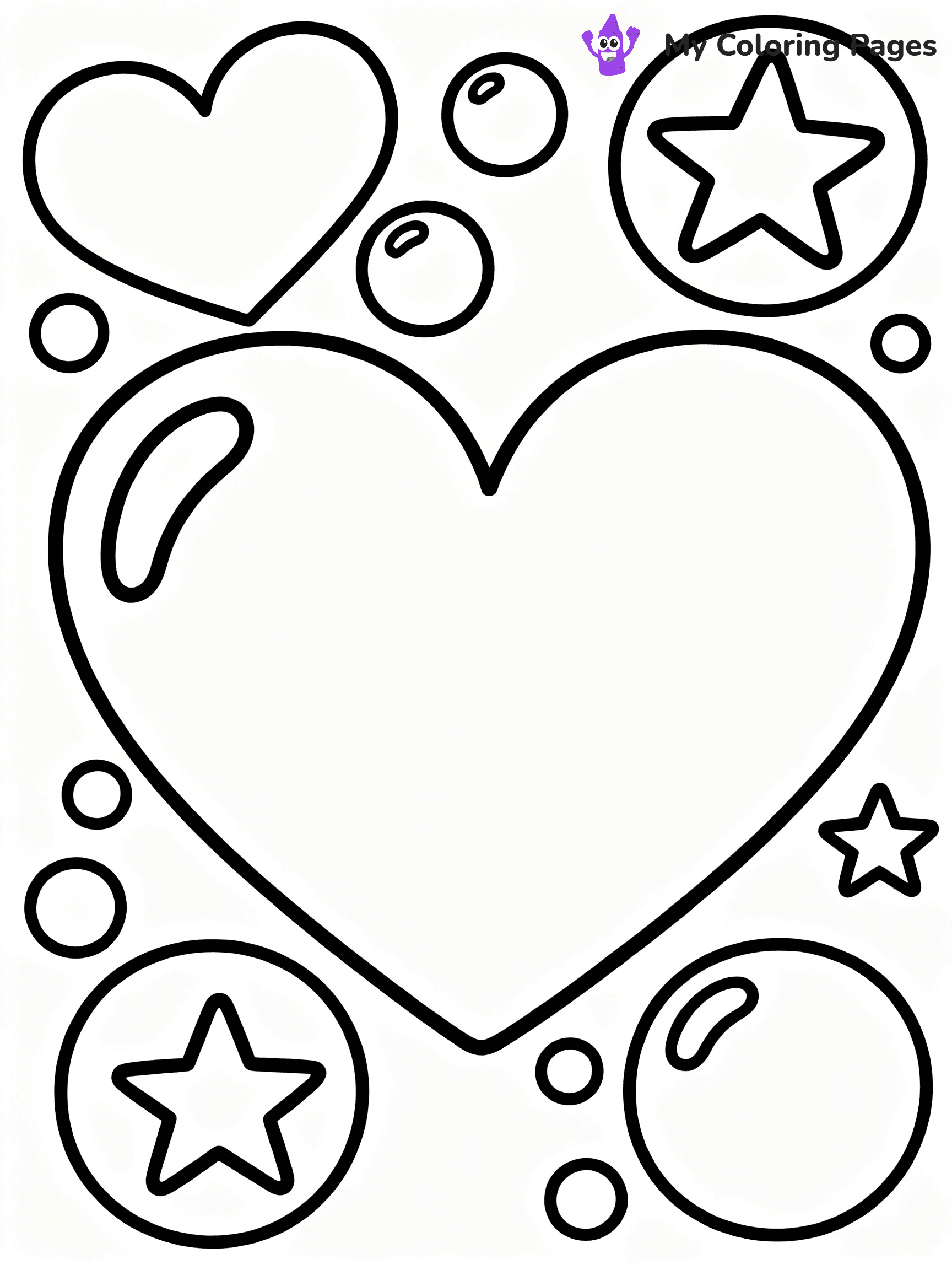 Bubble Coloring Pages - 11