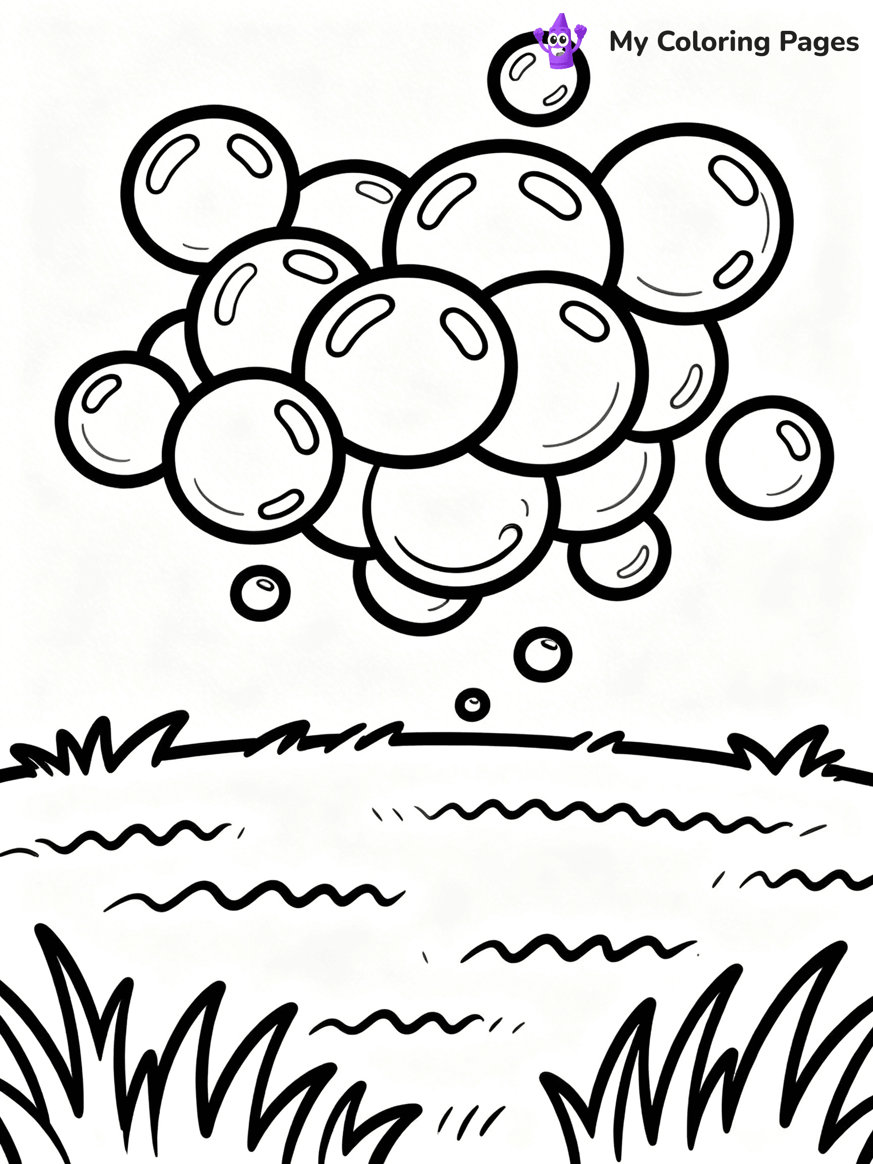 Bubble Coloring Pages - 3