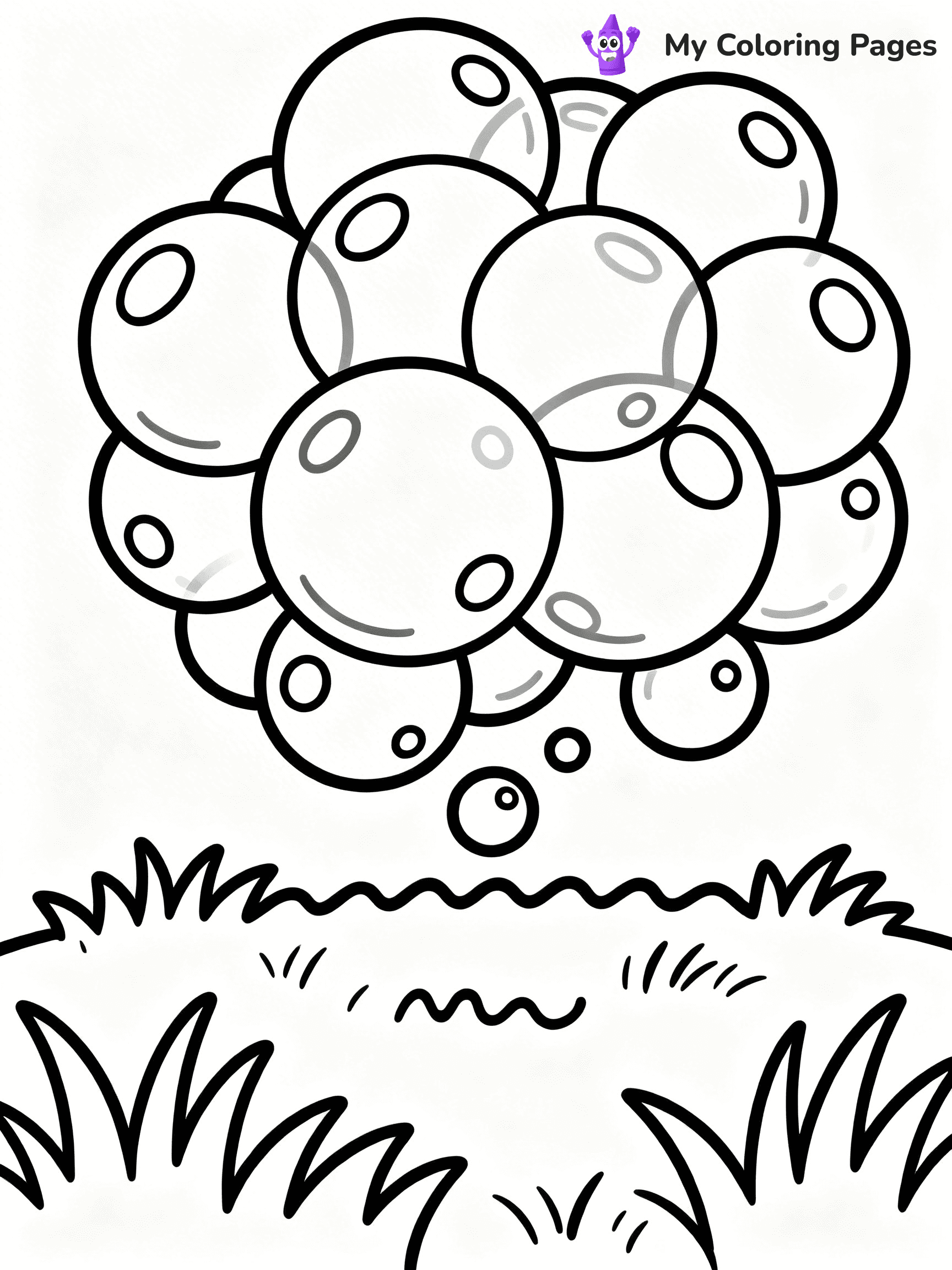 Bubble Coloring Pages - 2