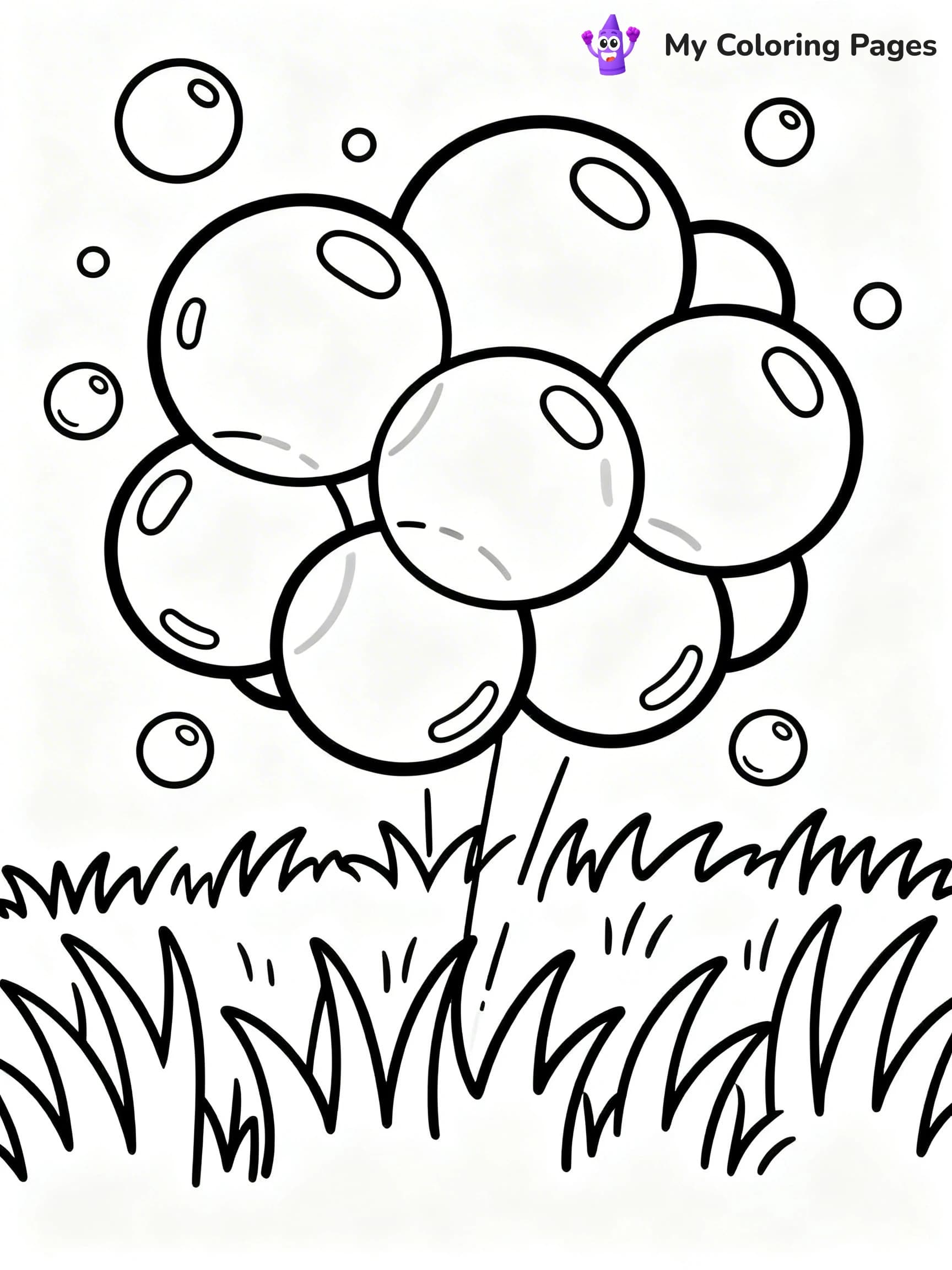 Bubble Coloring Pages - 1
