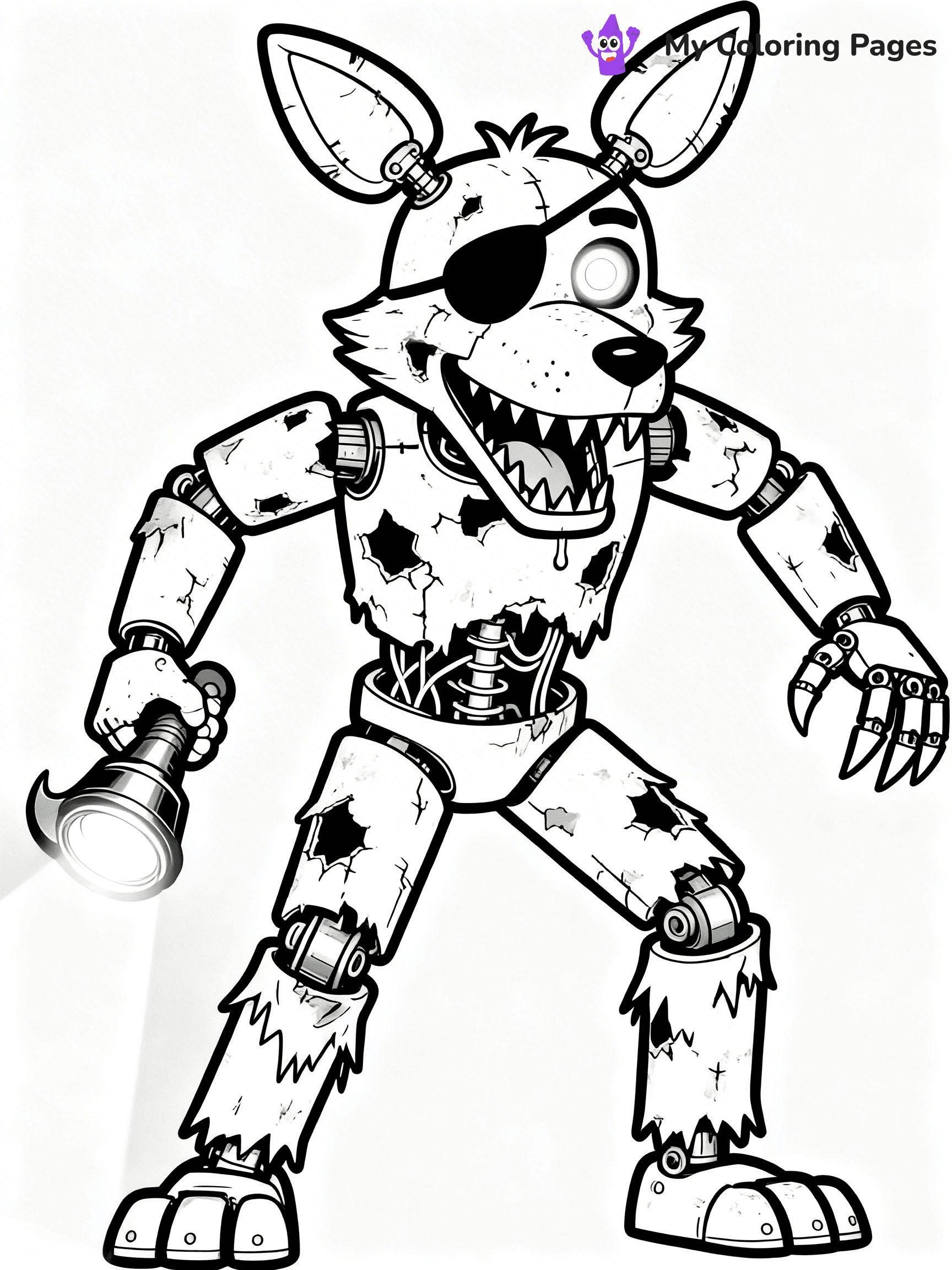 Nightmare Freddy Coloring Pages - 24