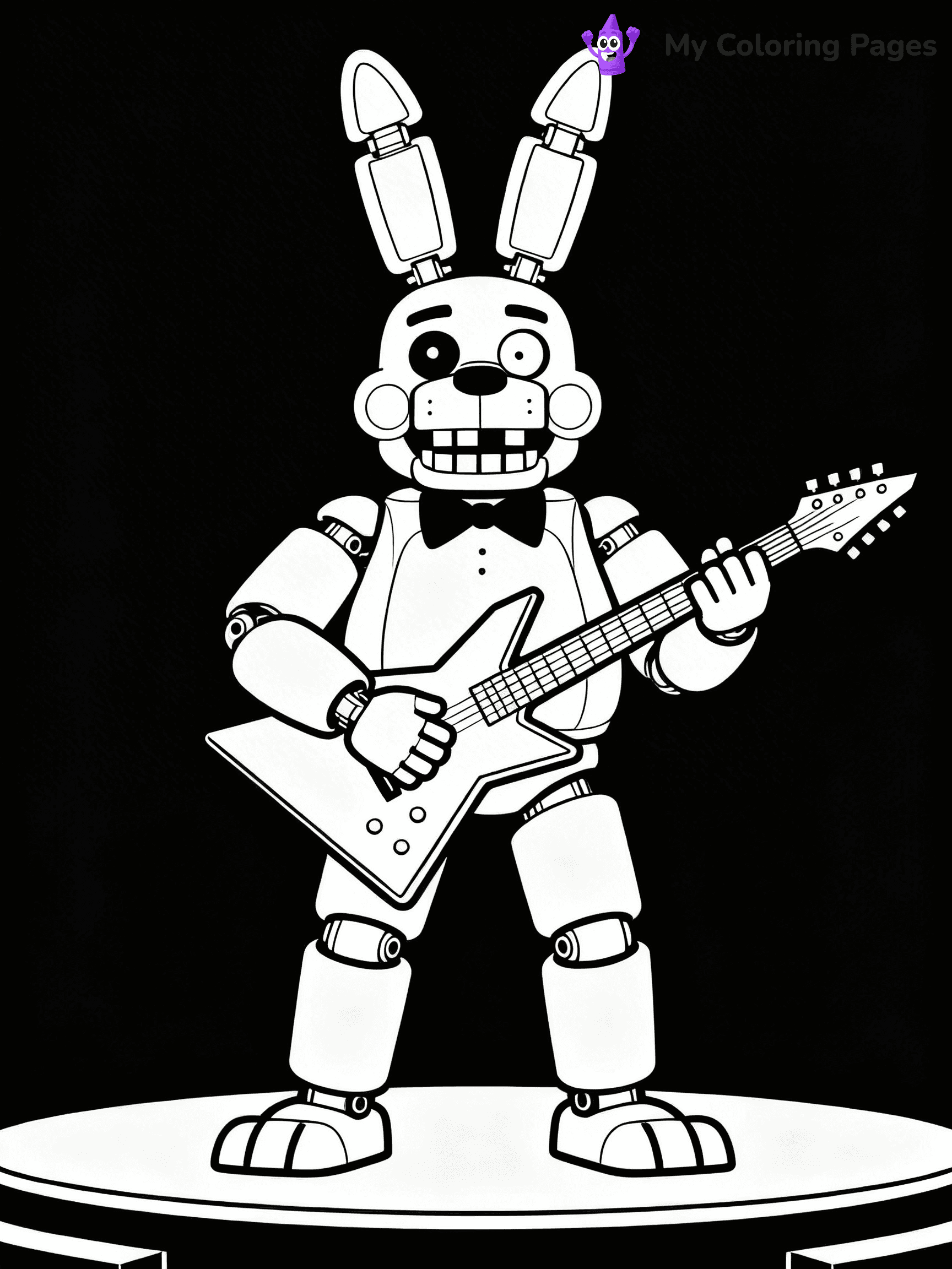 Nightmare Freddy Coloring Pages - 21