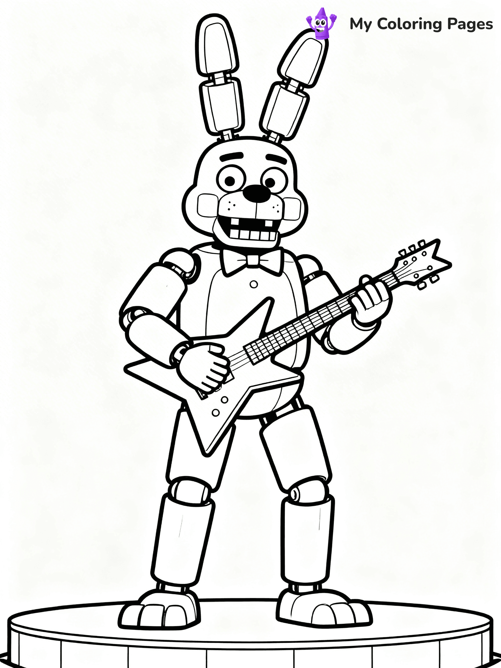 Nightmare Freddy Coloring Pages - 19