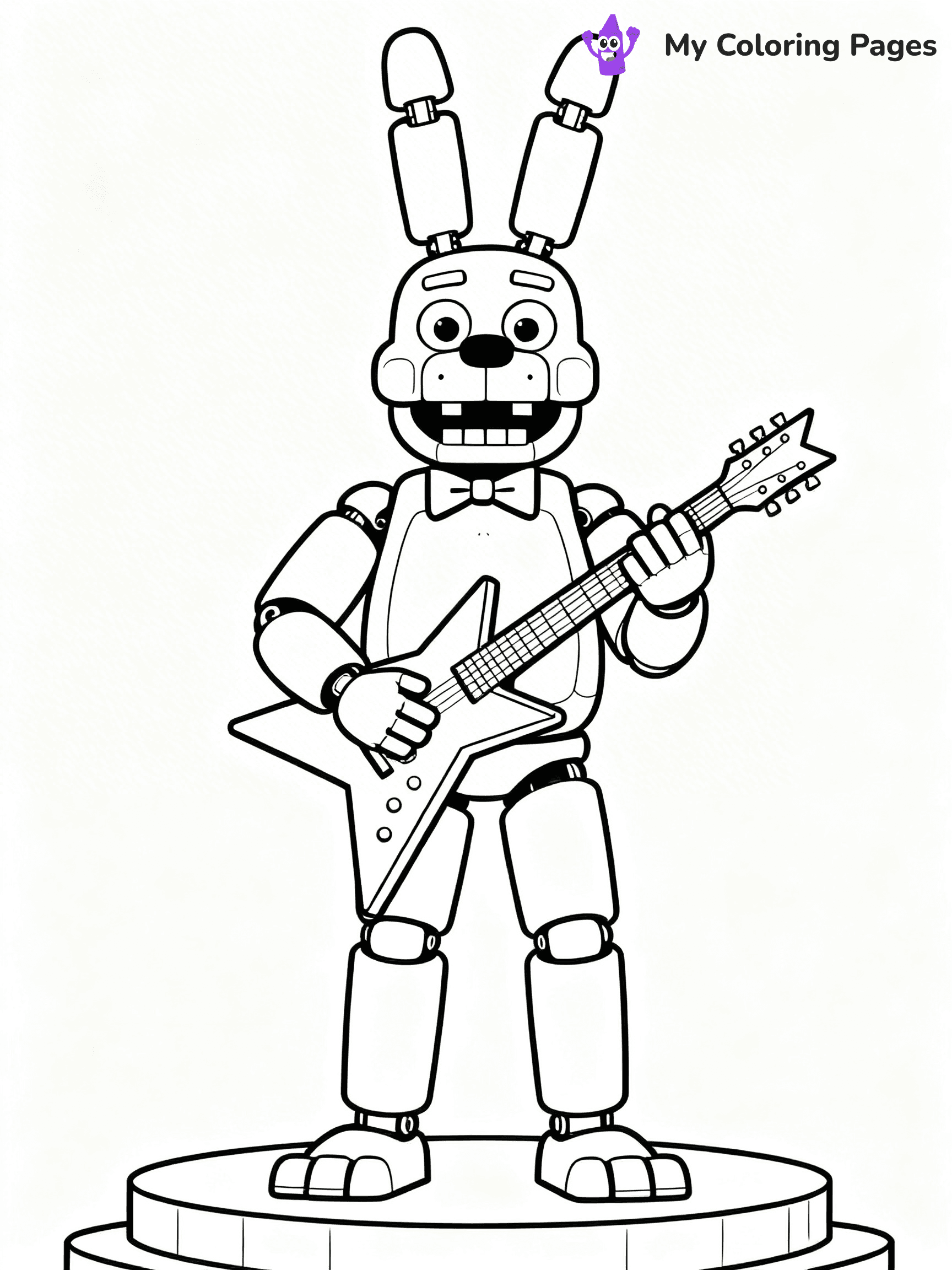 Nightmare Freddy Coloring Pages - 18