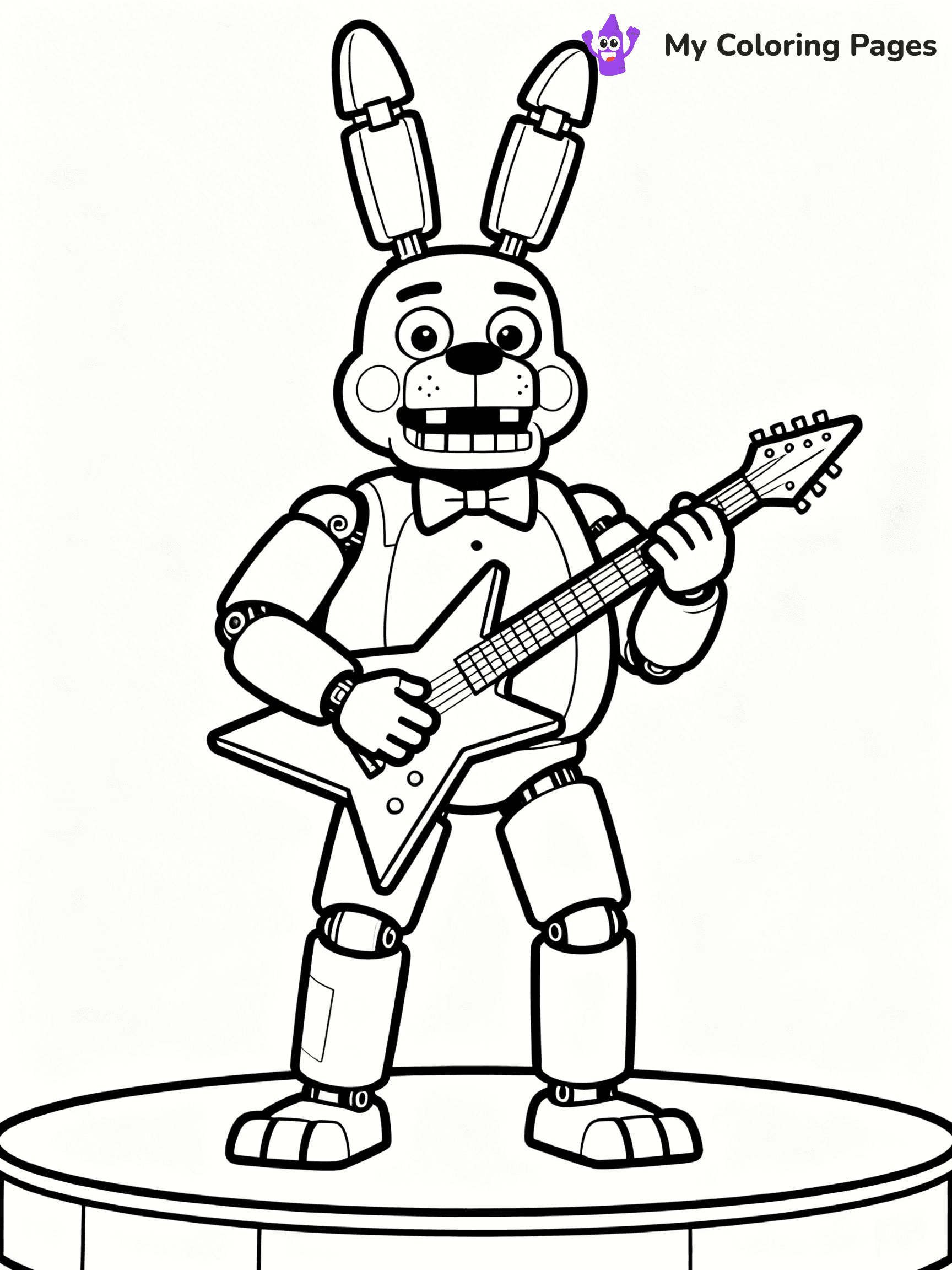 Nightmare Freddy Coloring Pages - 17