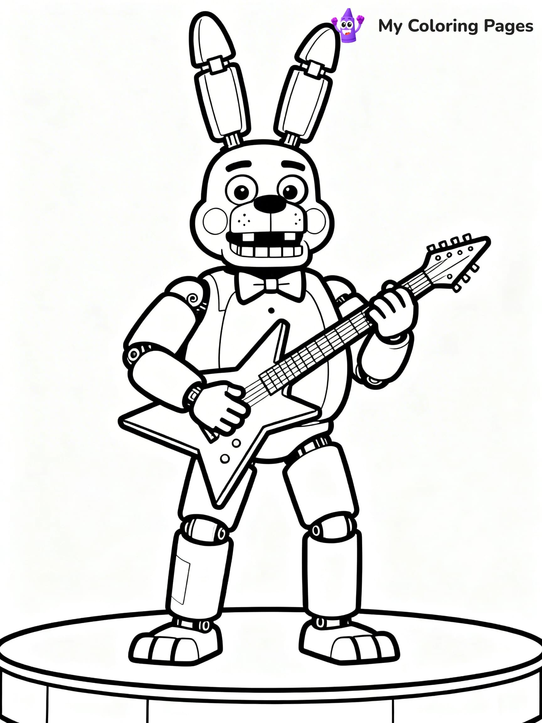 Nightmare Freddy Coloring Pages - 24