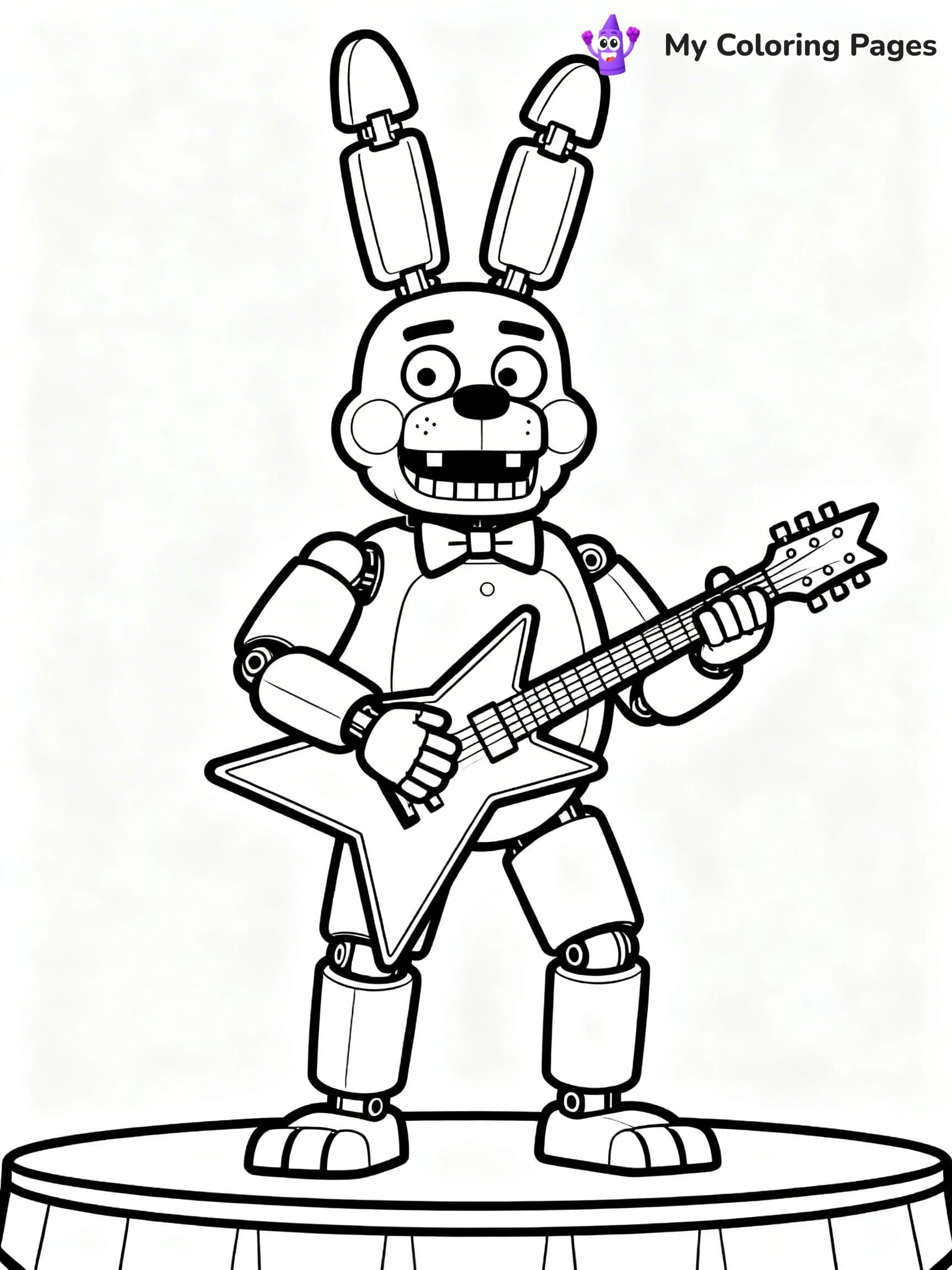 Nightmare Freddy Coloring Pages - 22
