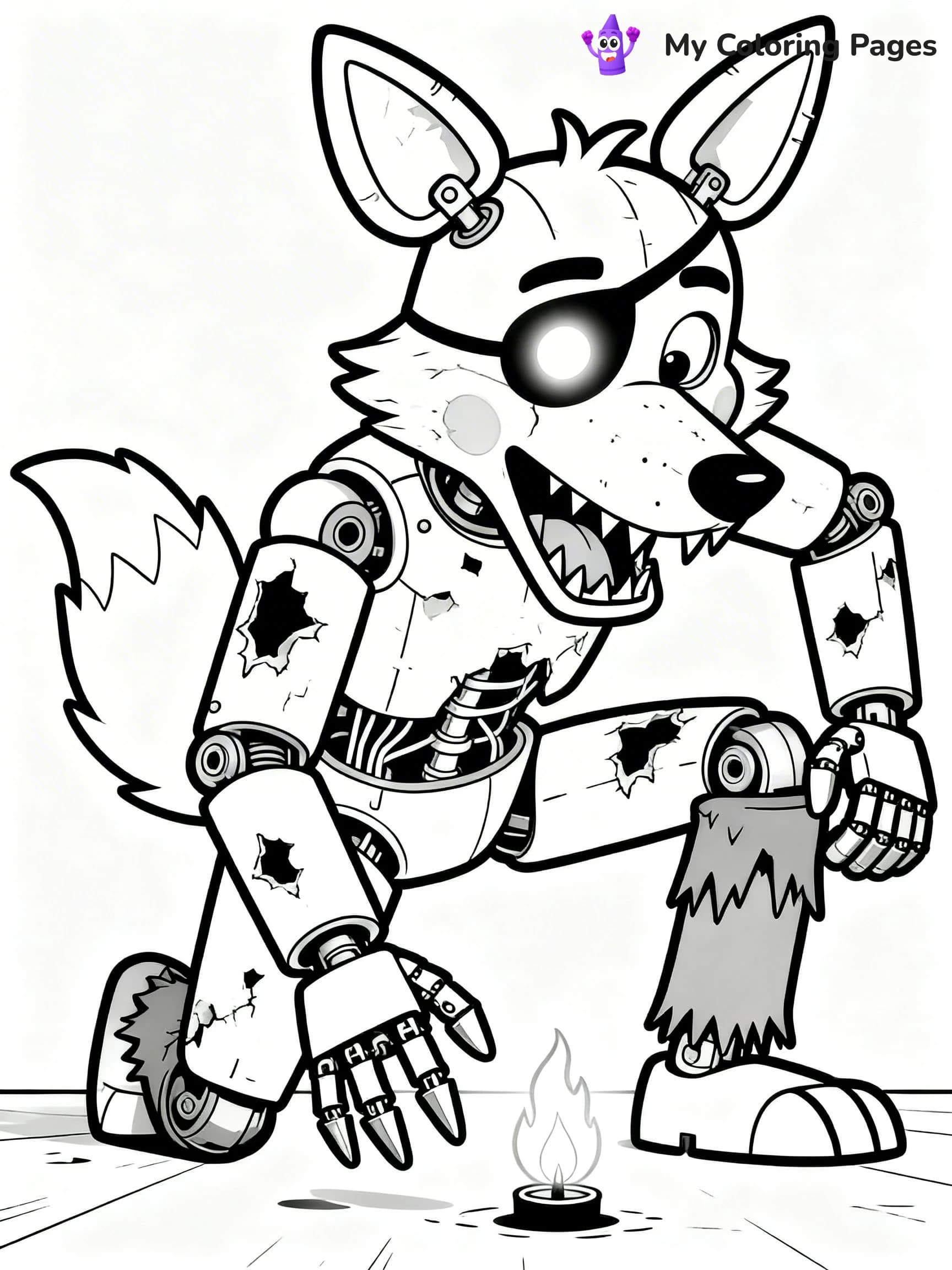 Nightmare Freddy Coloring Pages - 5