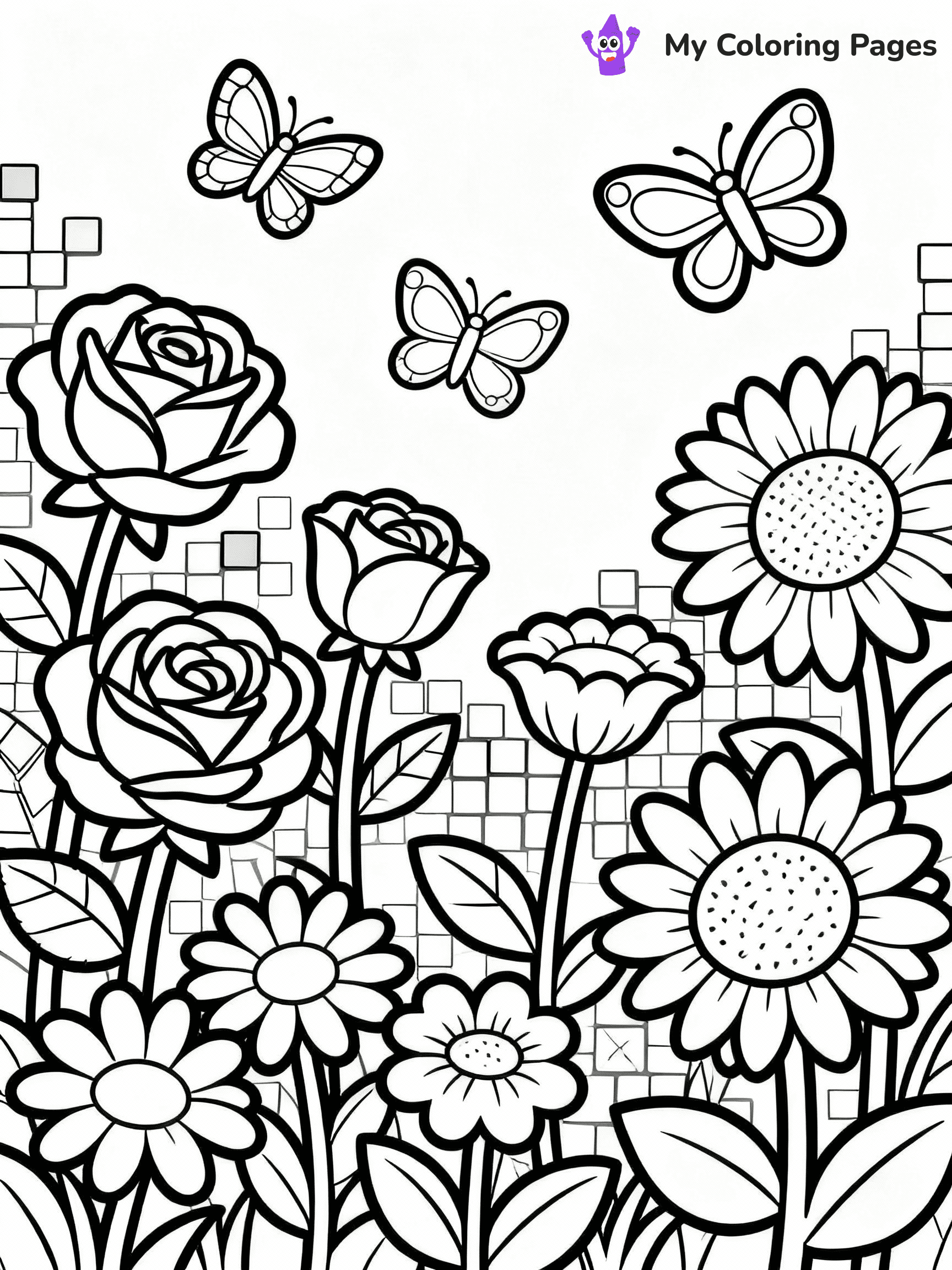 Mosaic Coloring Pages - 31