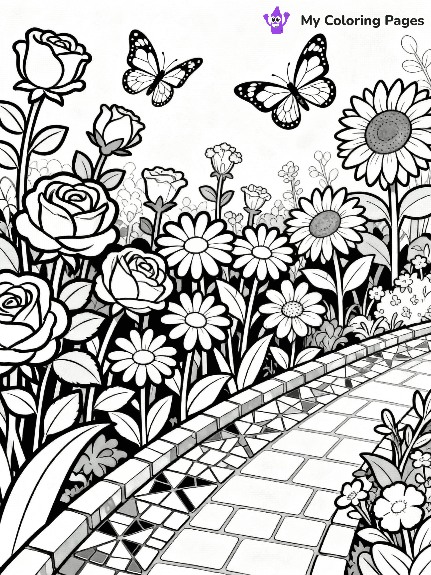 Mosaic Coloring Pages - 27