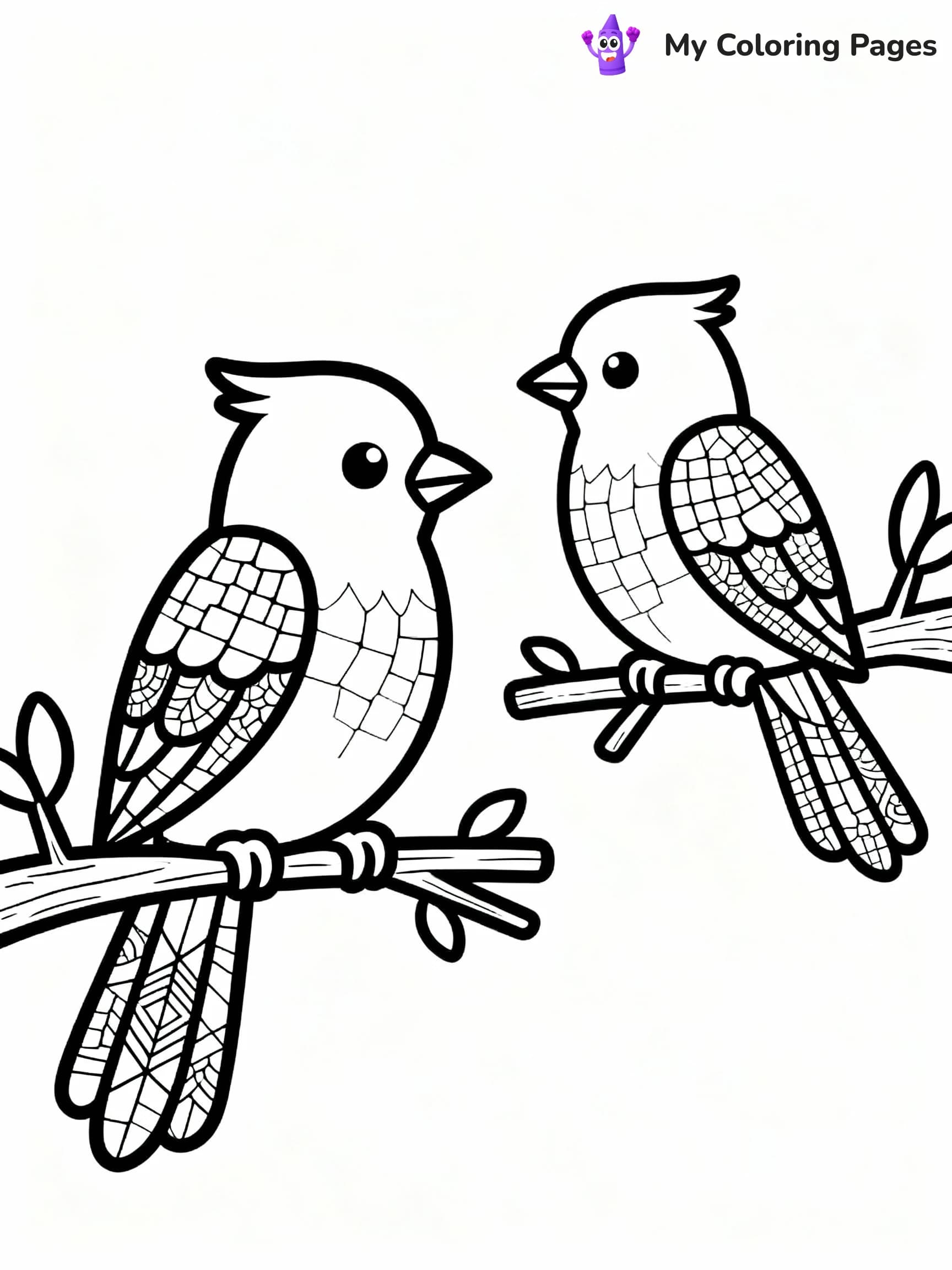 Mosaic Coloring Pages - 13