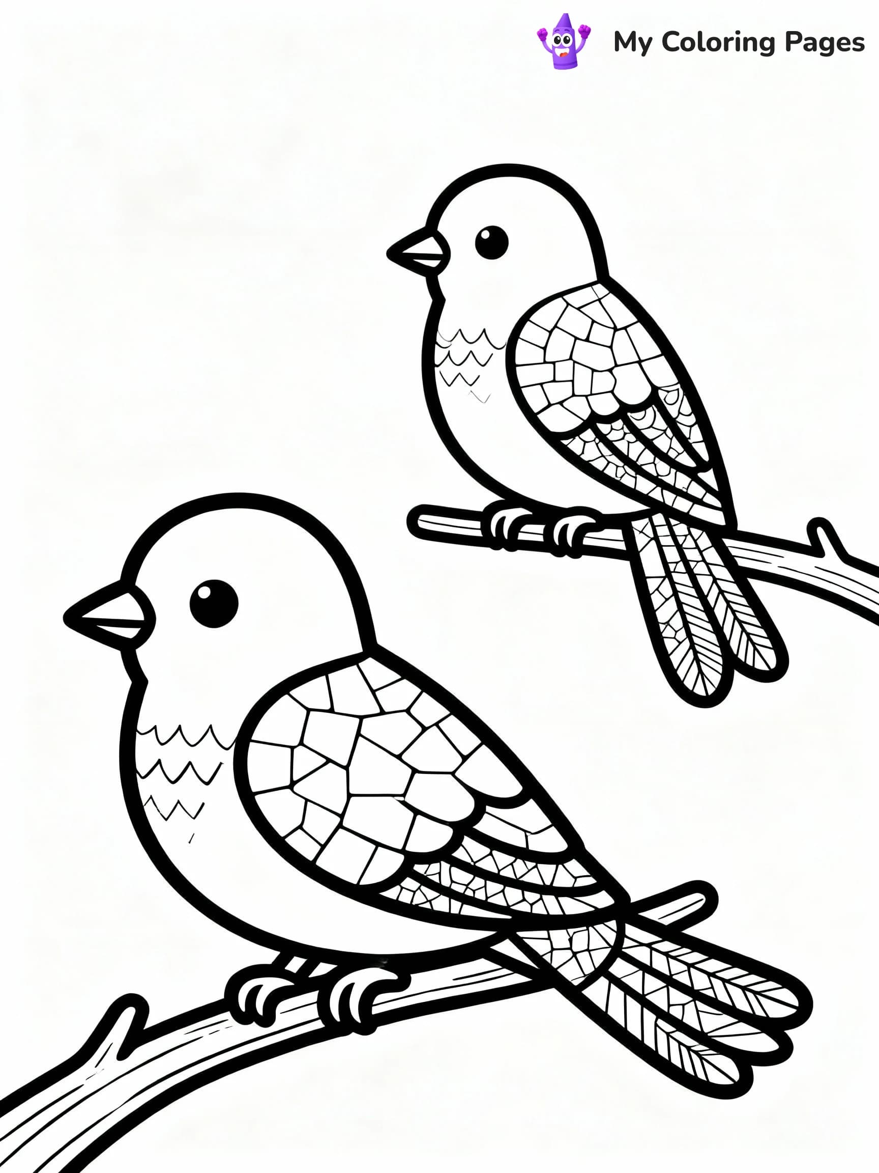 Mosaic Coloring Pages - 12