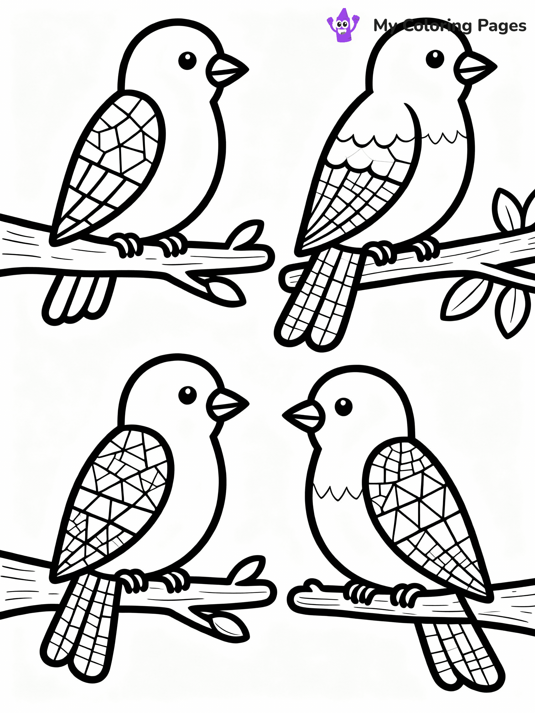 Mosaic Coloring Pages - 10