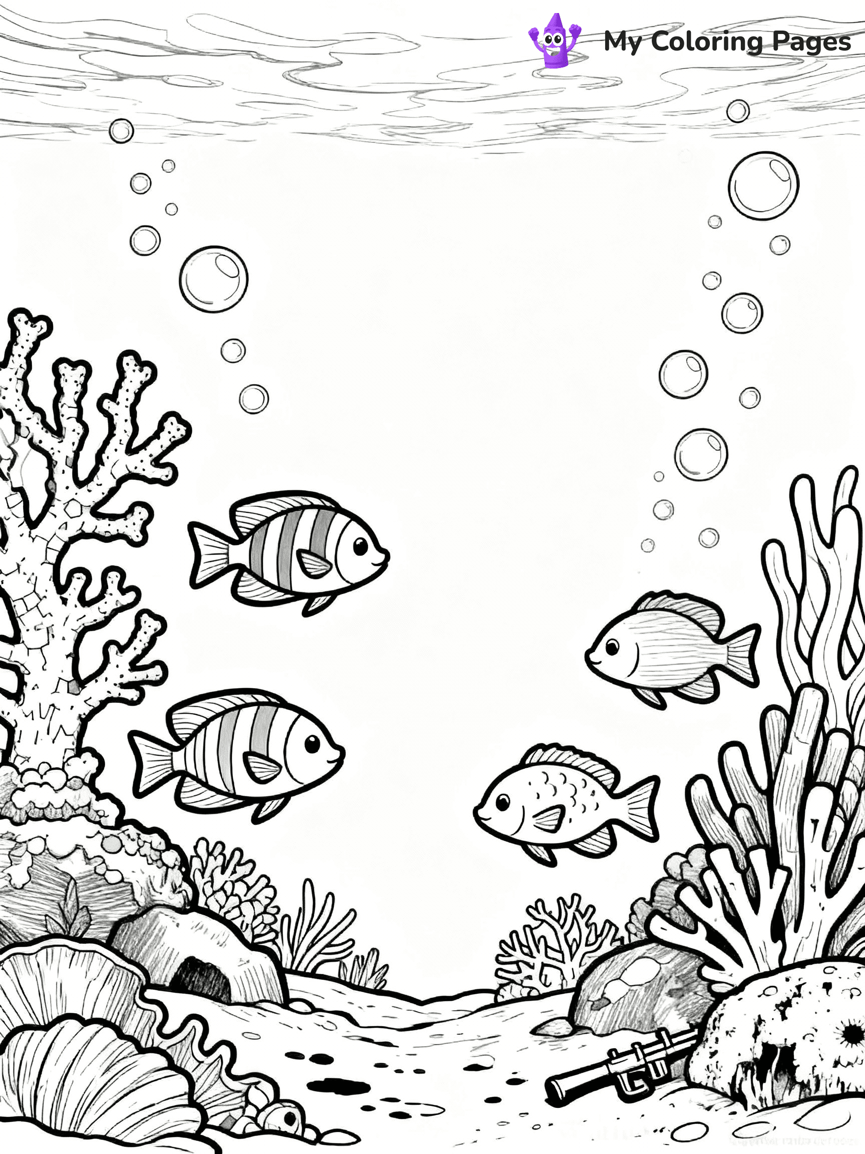 Mosaic Coloring Pages - 2