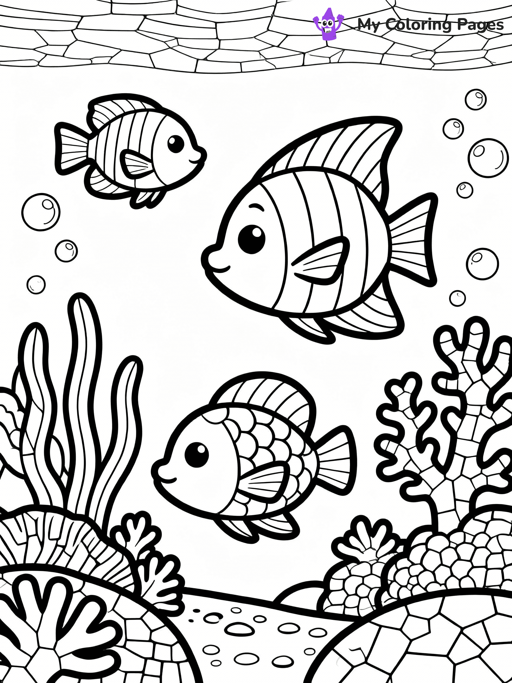 Mosaic Coloring Pages - 1
