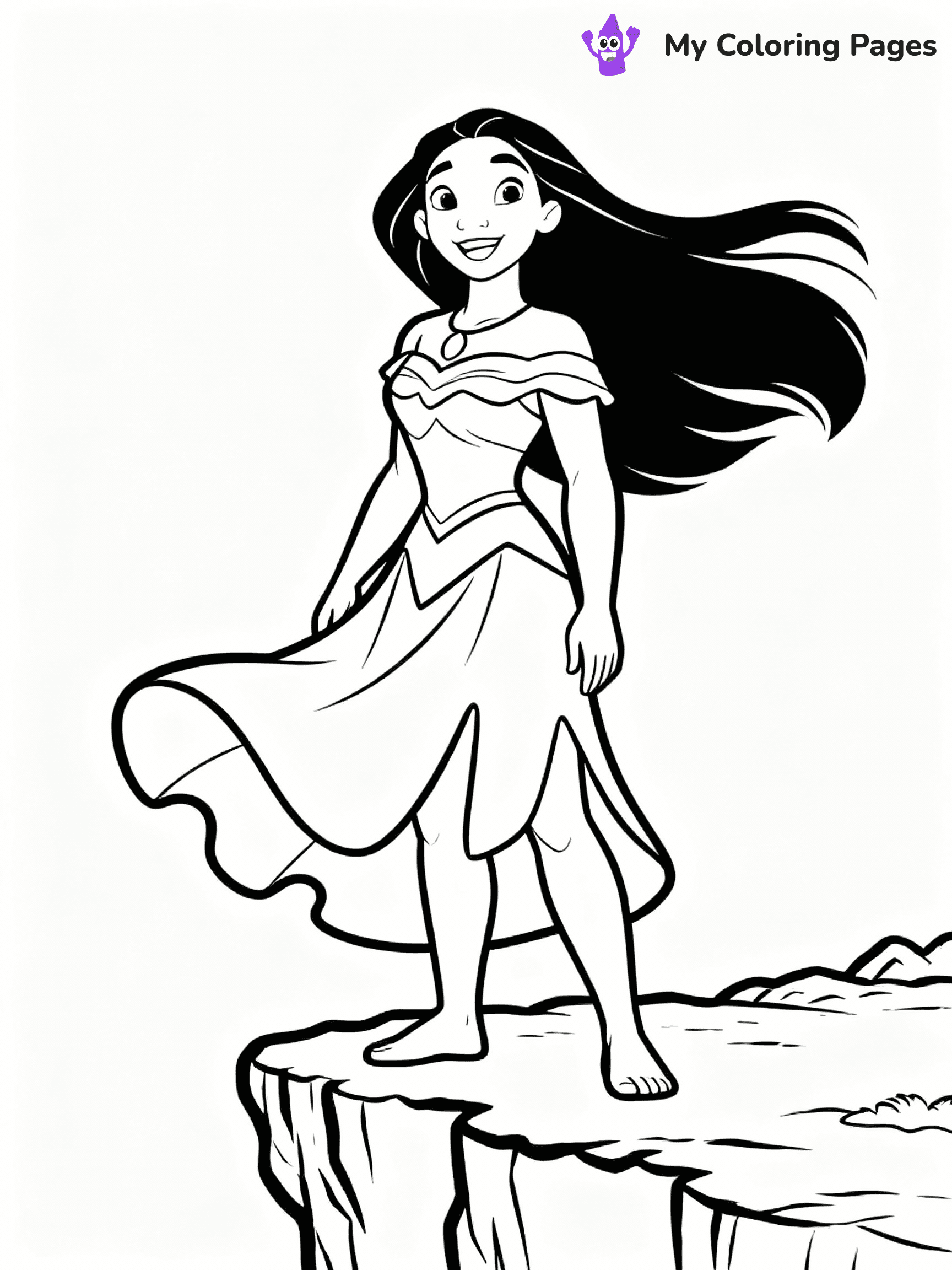 Pocahontas Coloring Pages - 13
