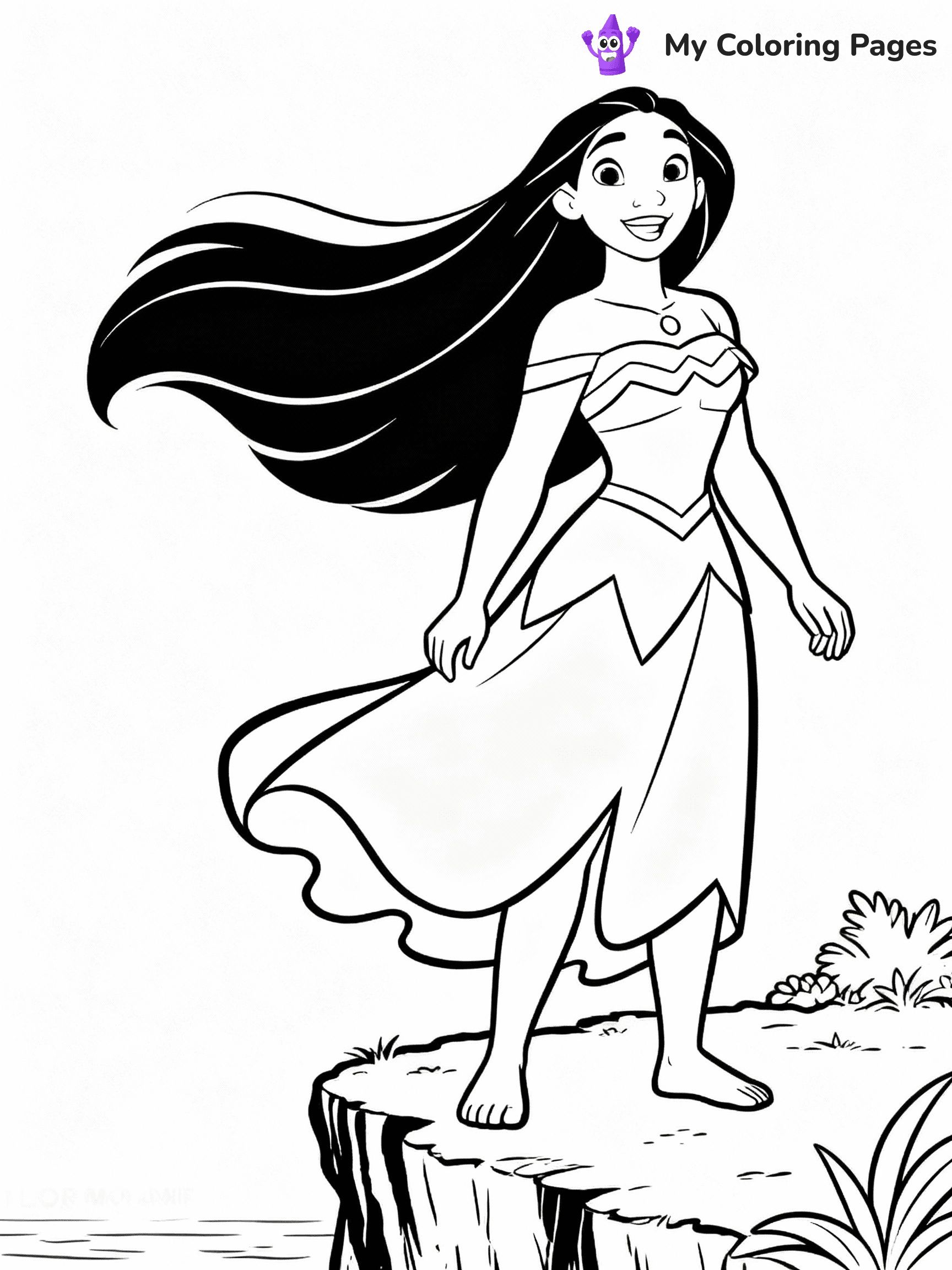 Pocahontas Coloring Pages - 11