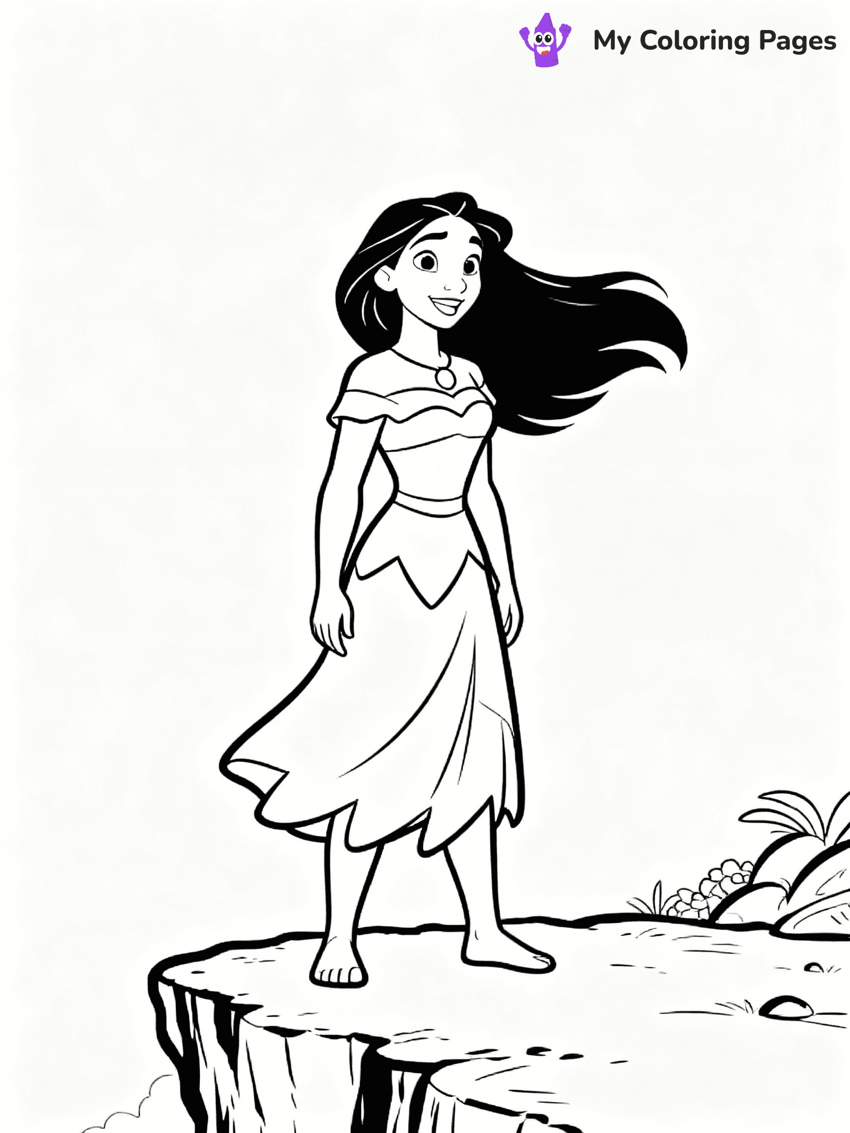Pocahontas Coloring Pages - 10